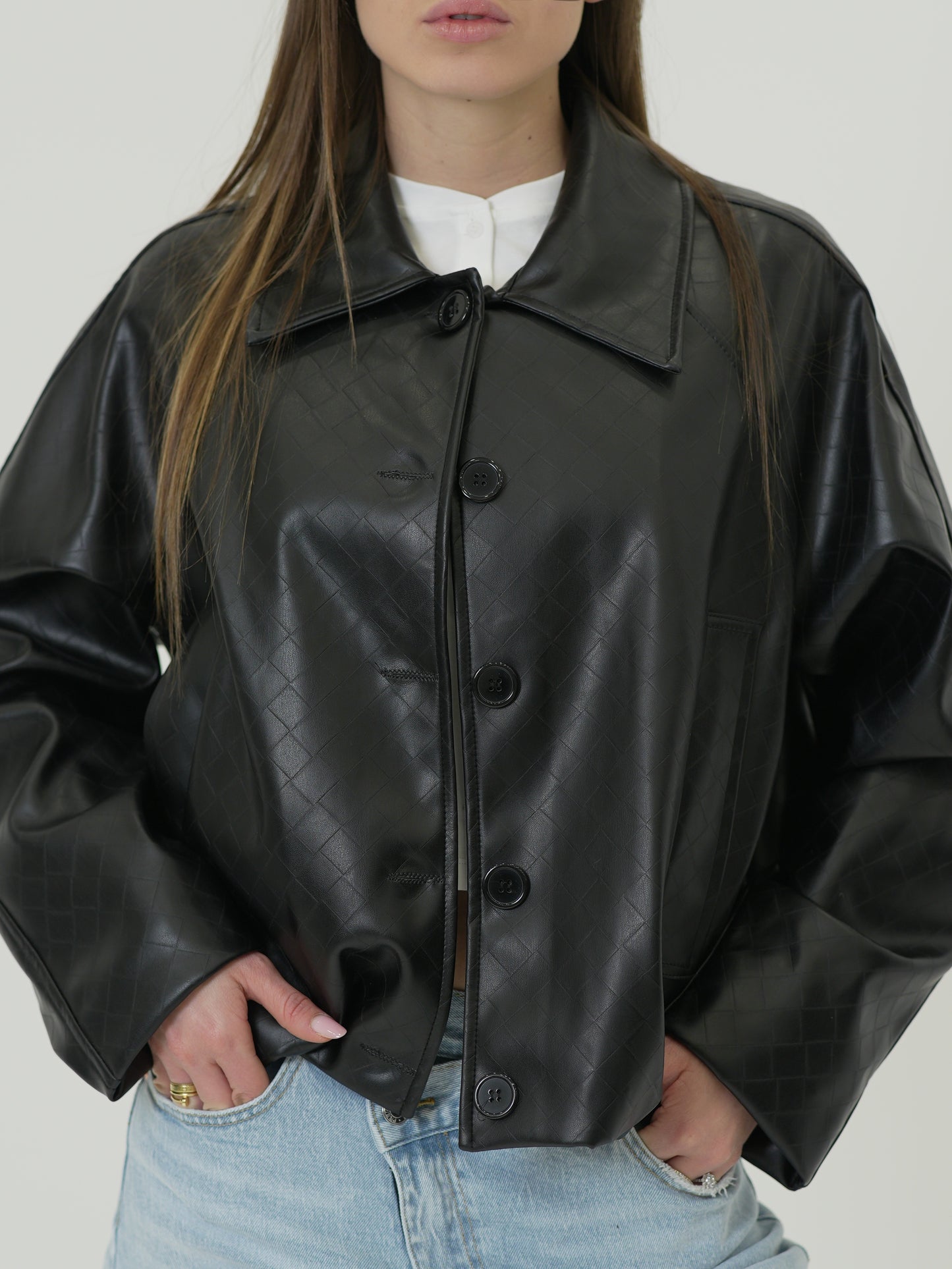 Bomber bottega (nero)