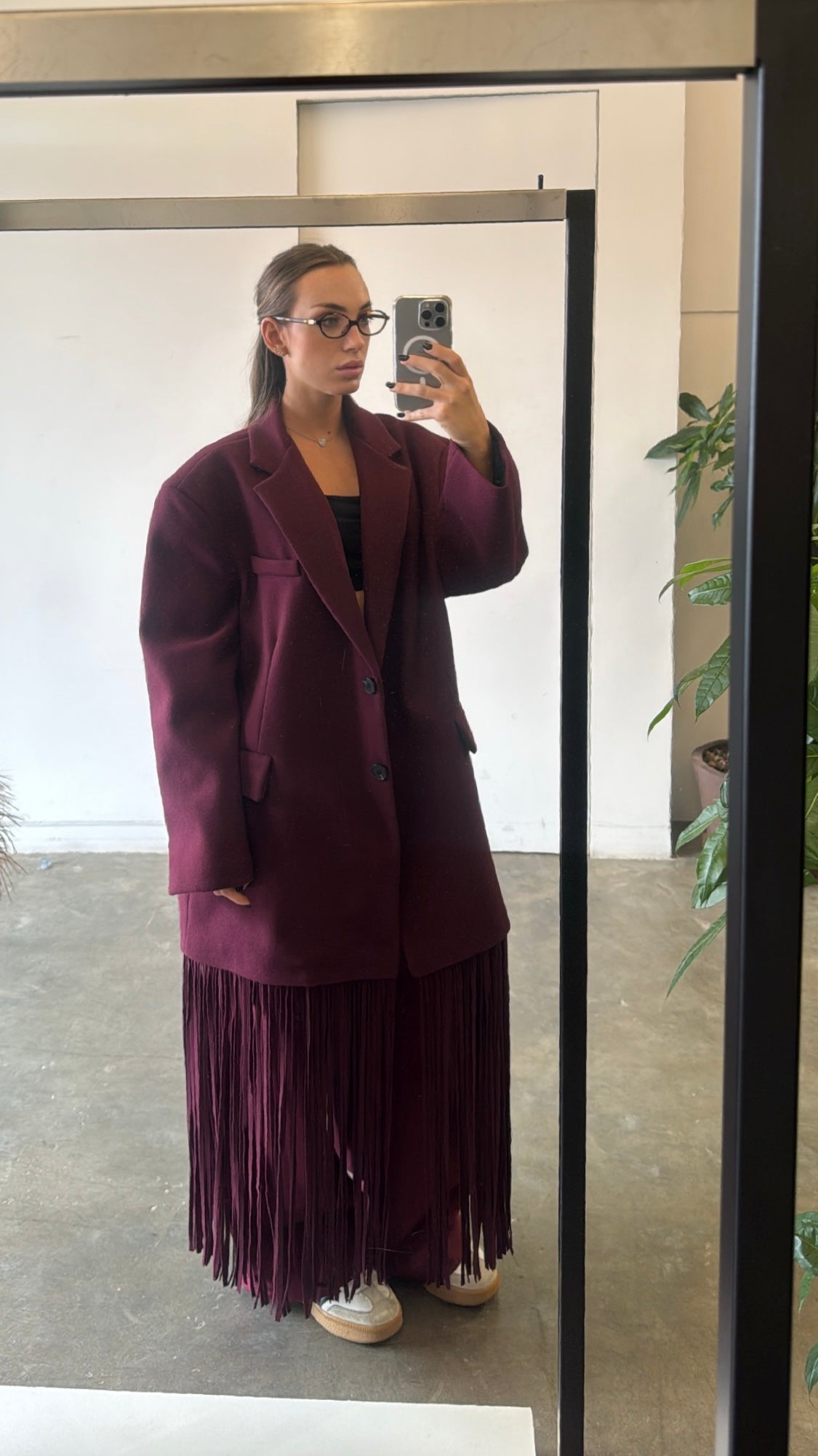 Cappotto Frange