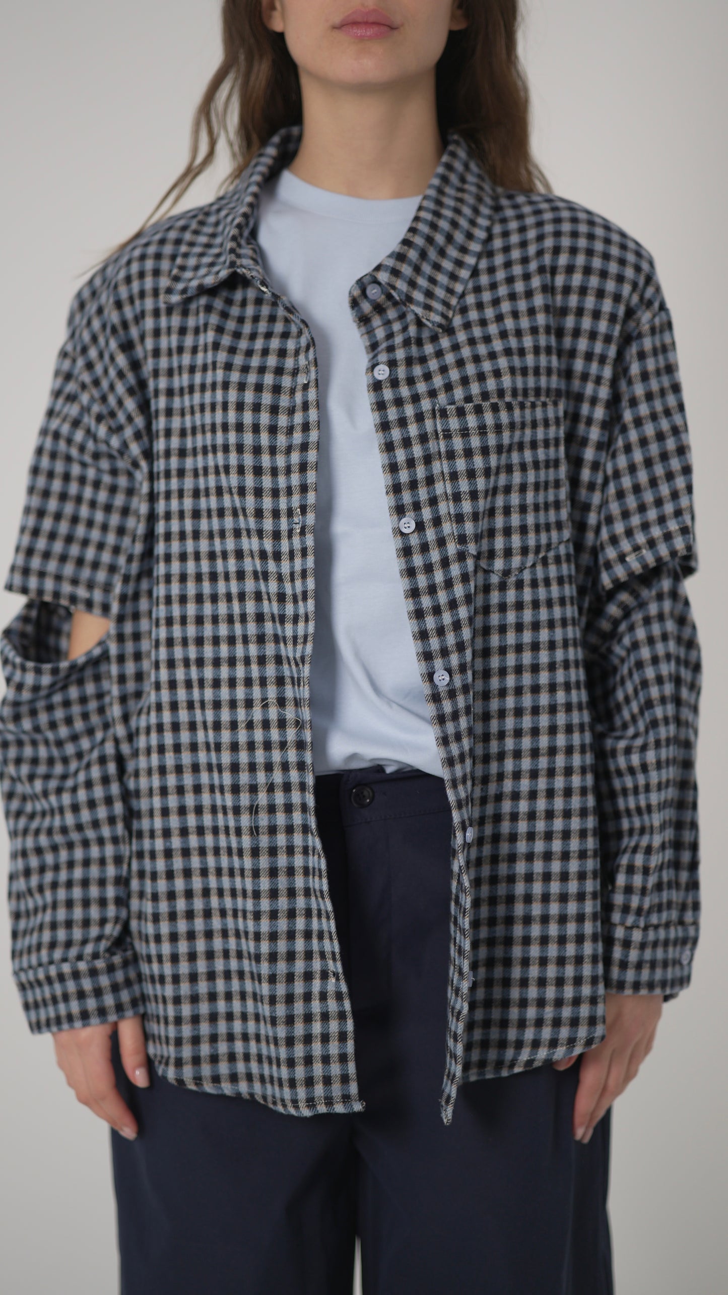 Camicia Chany Celeste