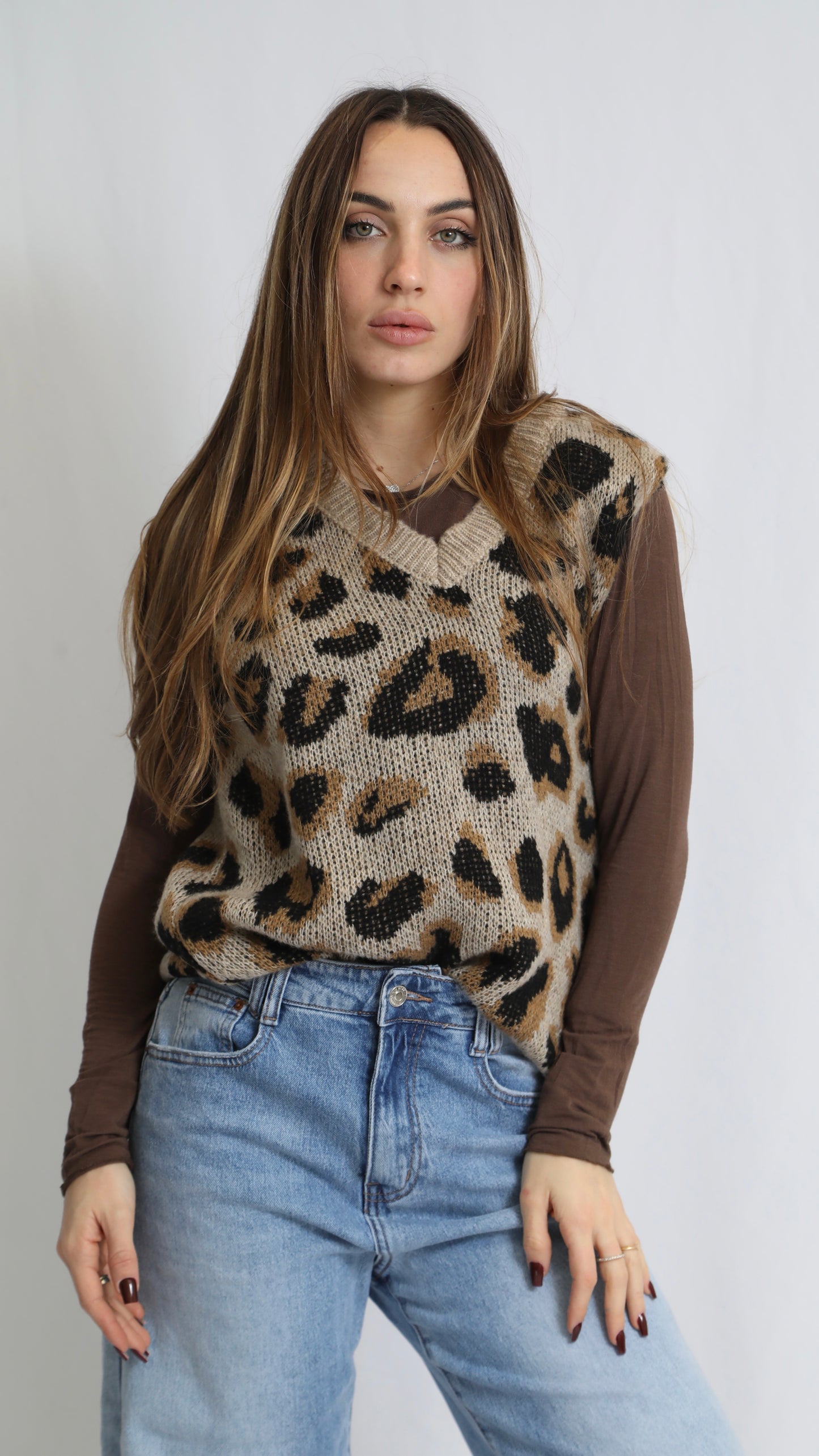 Gilet Leopard