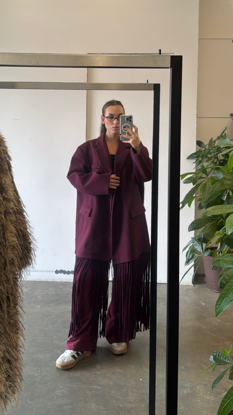 Cappotto Frange