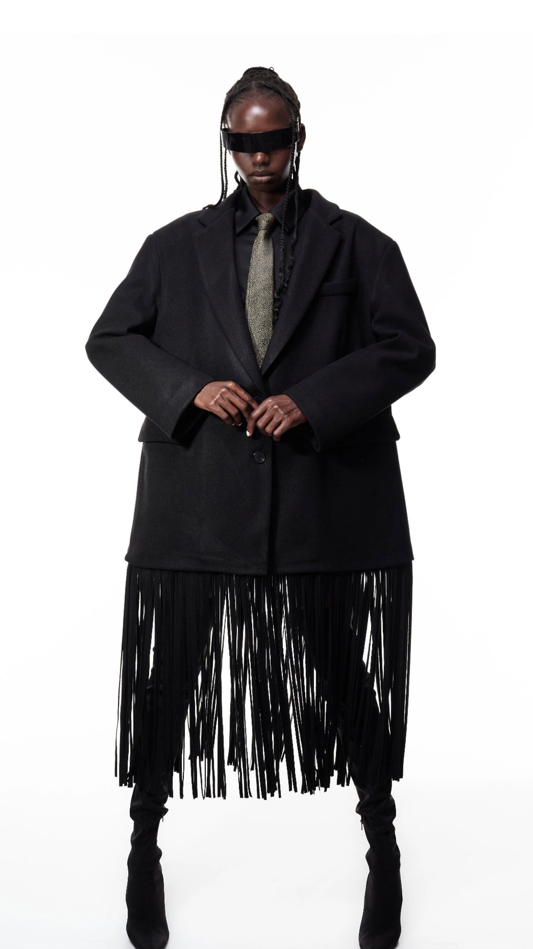 Cappotto Frange
