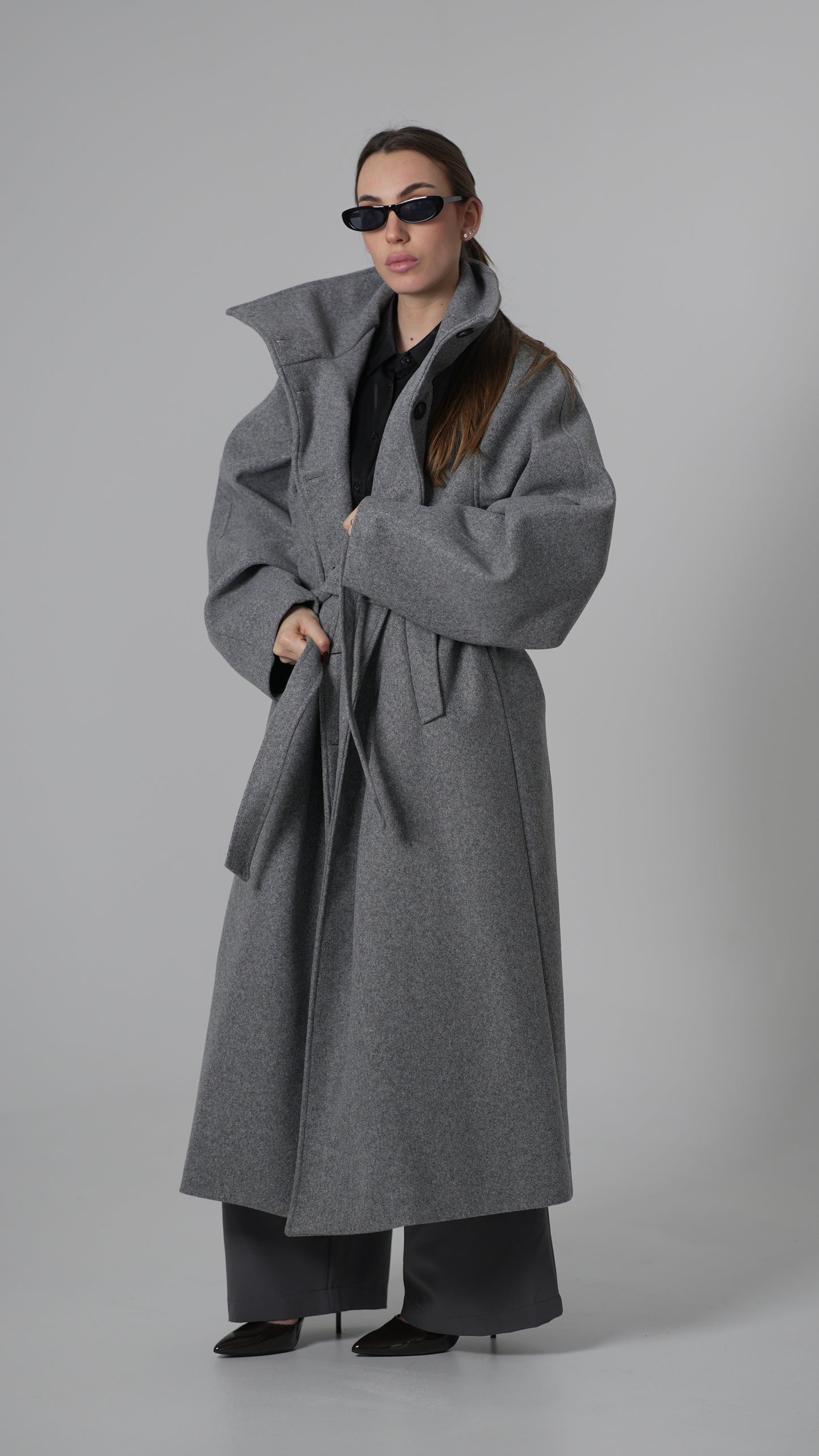 Cappotto Kourtney (grigio)