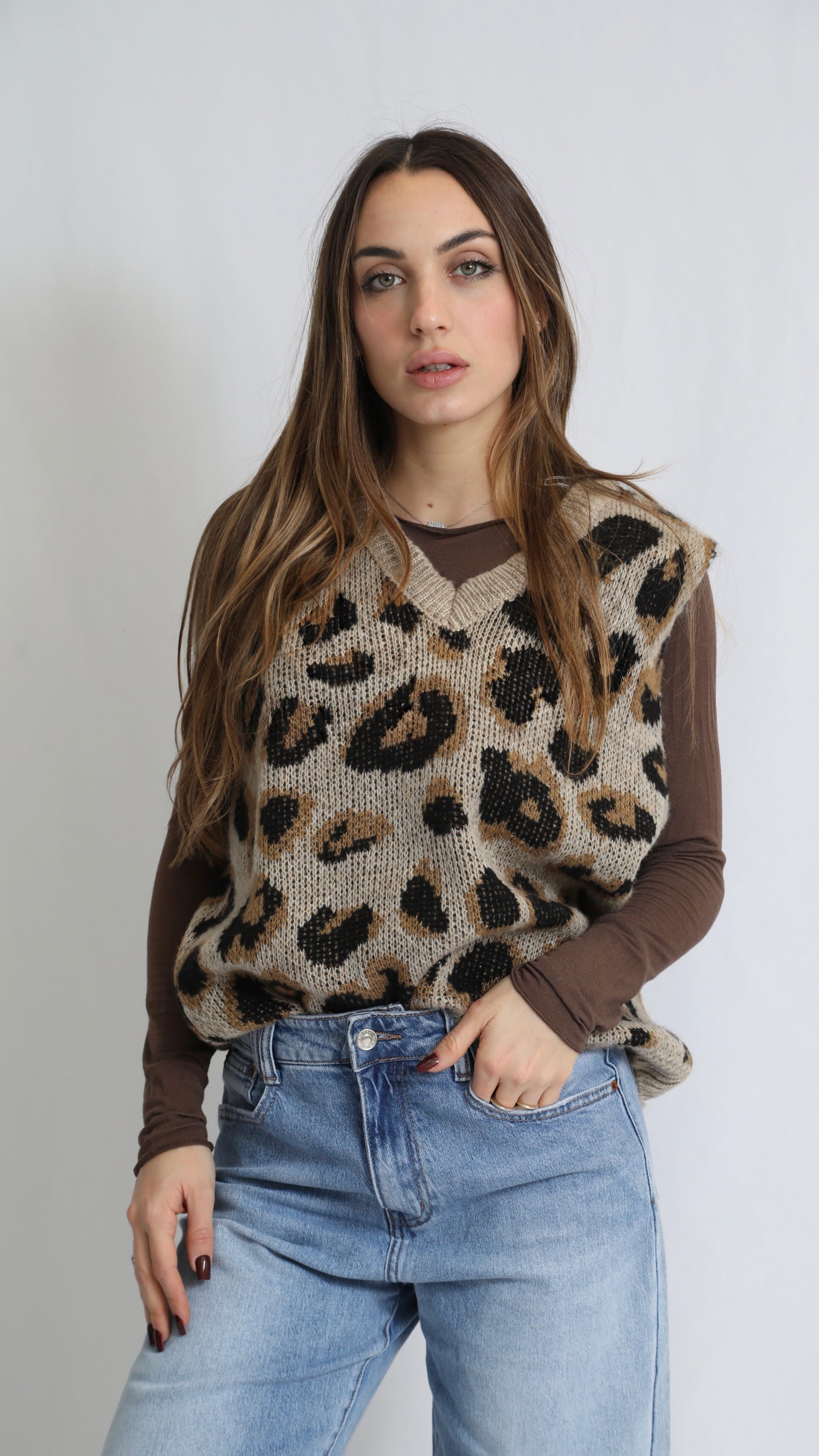 Gilet Leopard