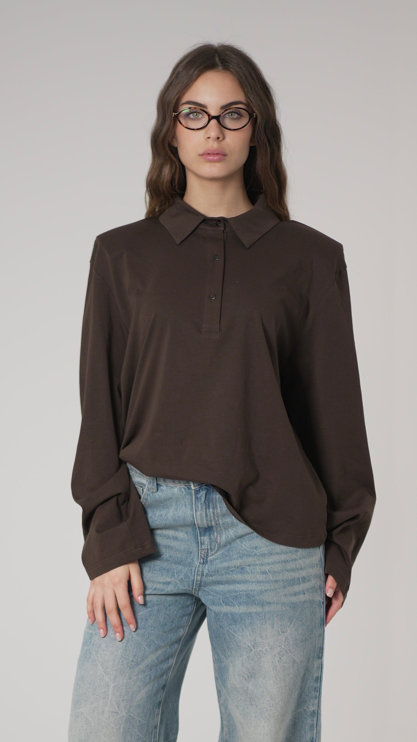 Polo con spalline Emma