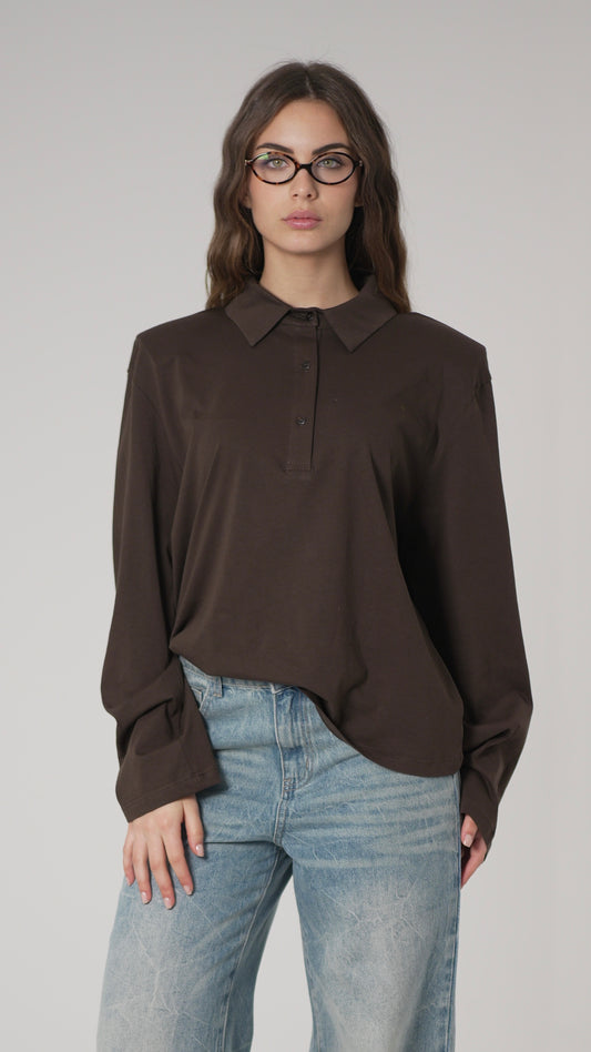 Polo con spalline Emma