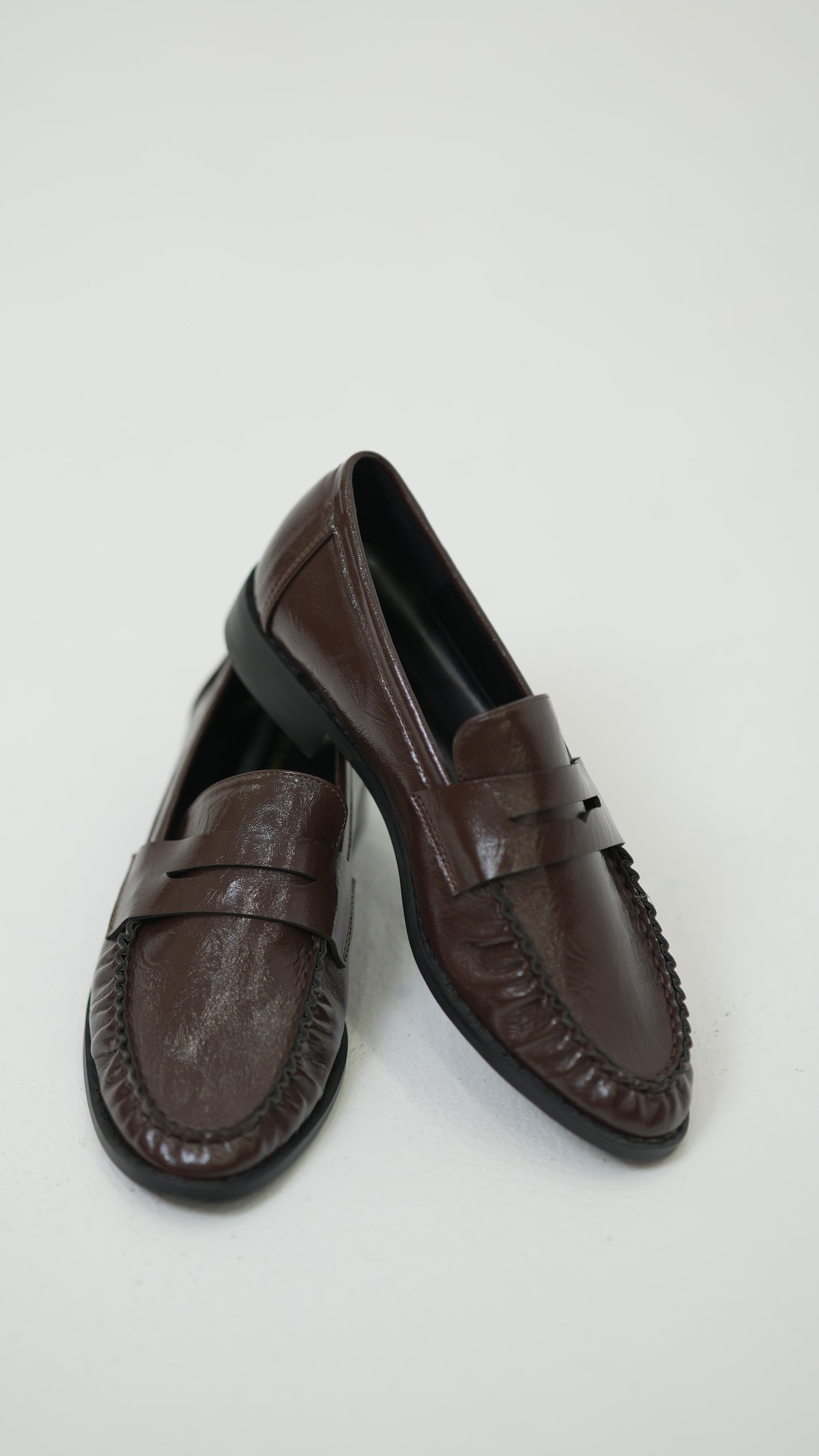 Mocassino in pelle (marrone)