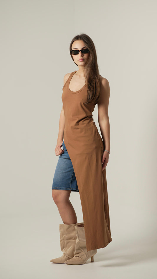 Maglia Long Lumina (marrone)