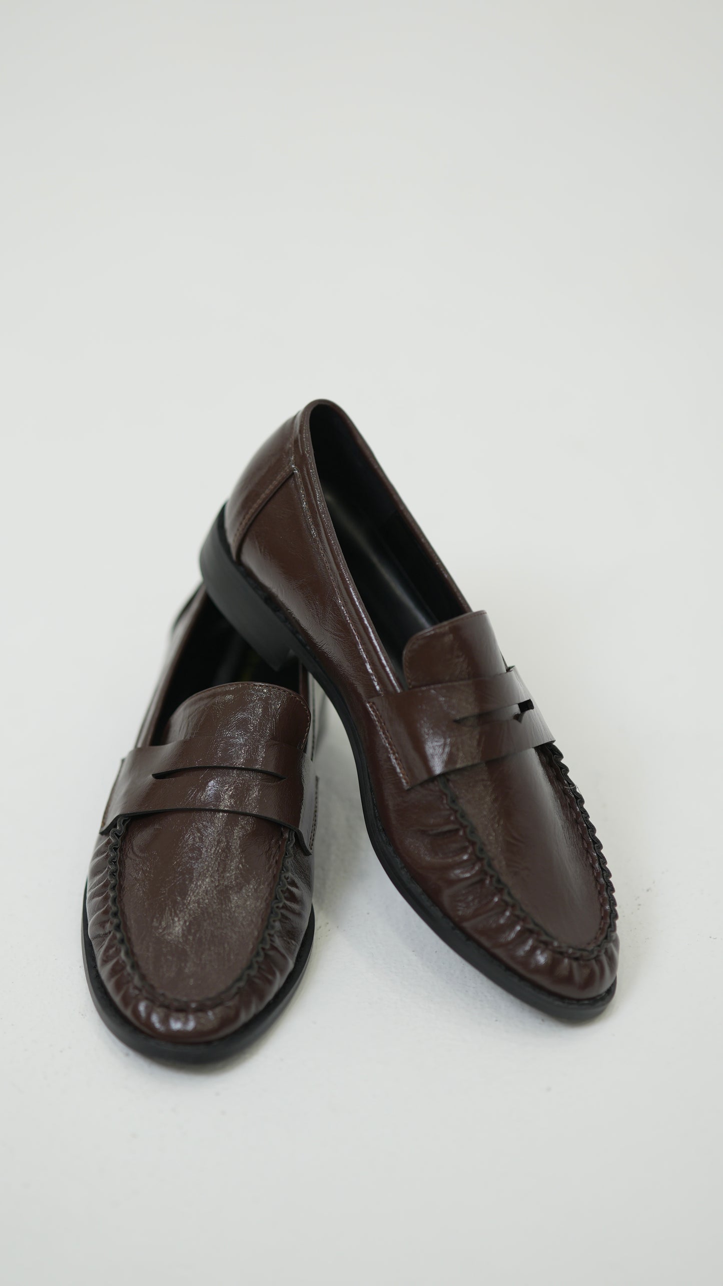 Mocassino in pelle (marrone)