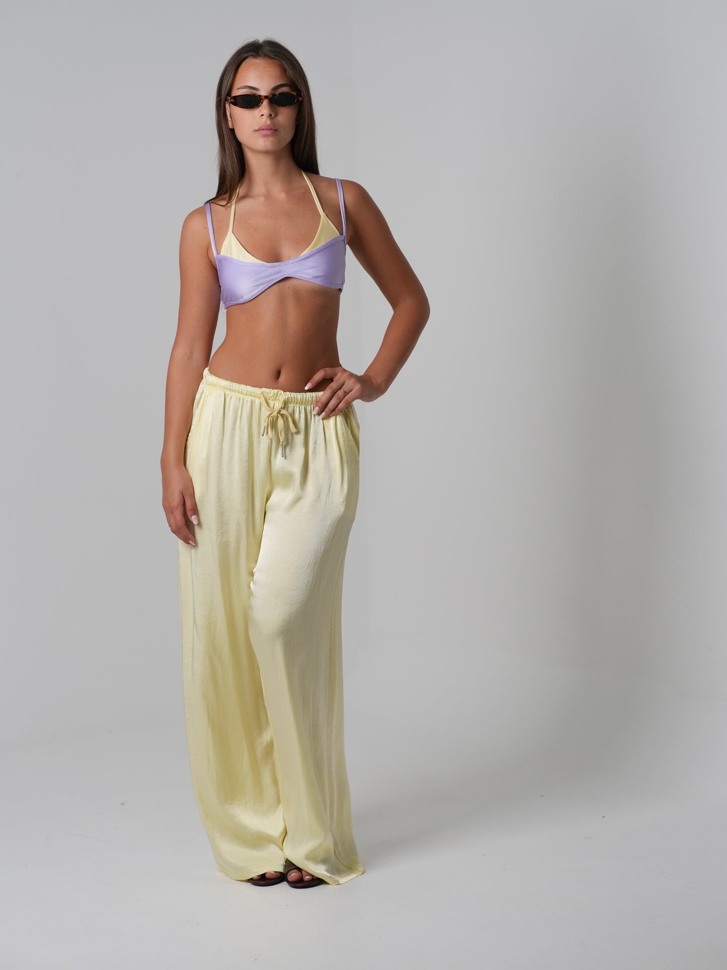 Bikini Double (lilla e giallo)