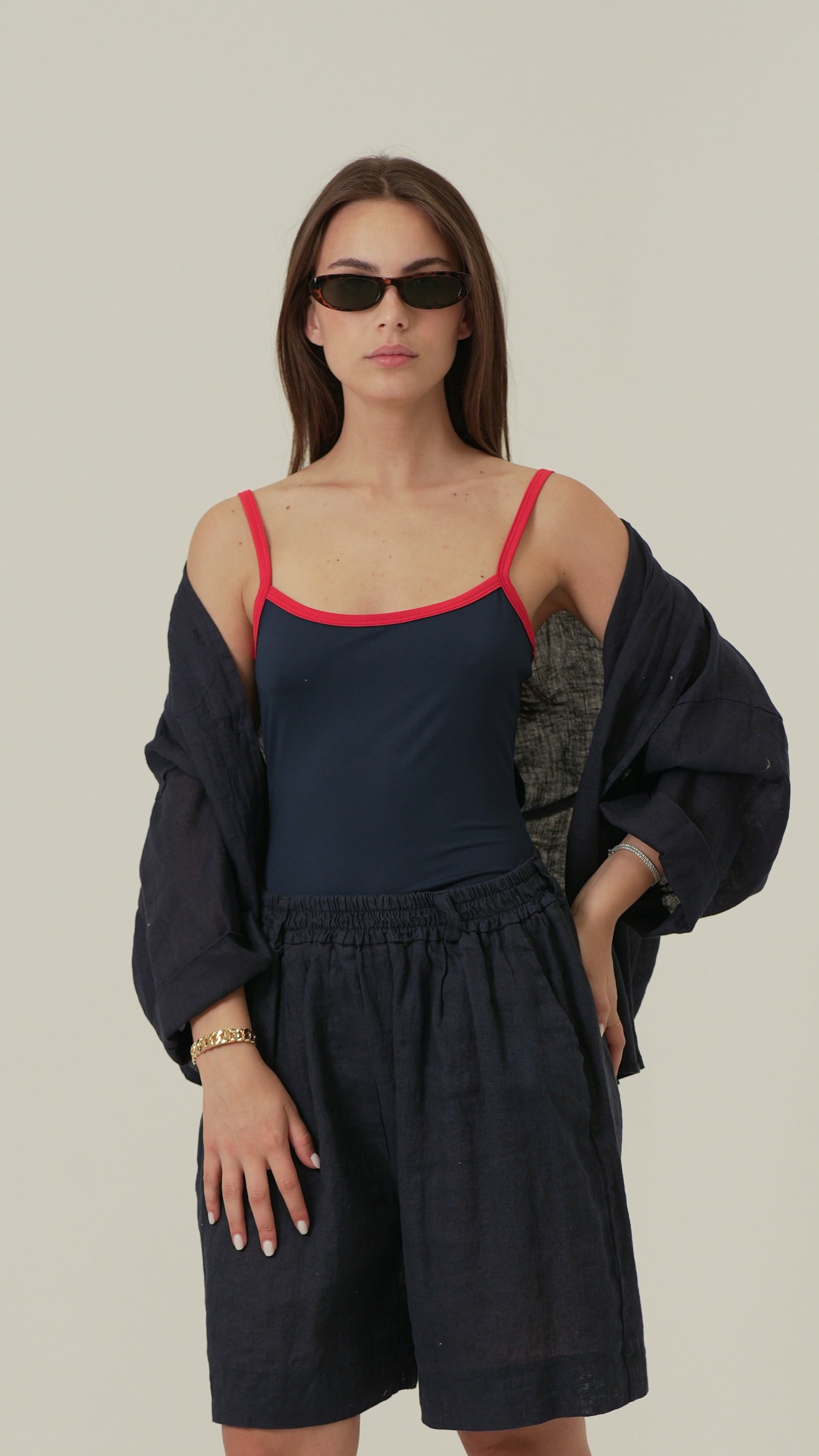 Coordinato Lino (blu)