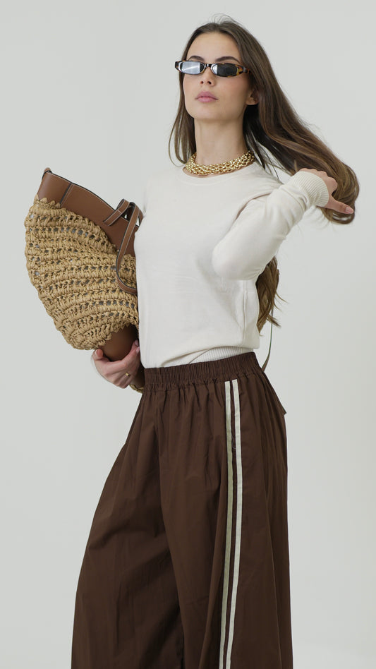 Maglia in lana rasata