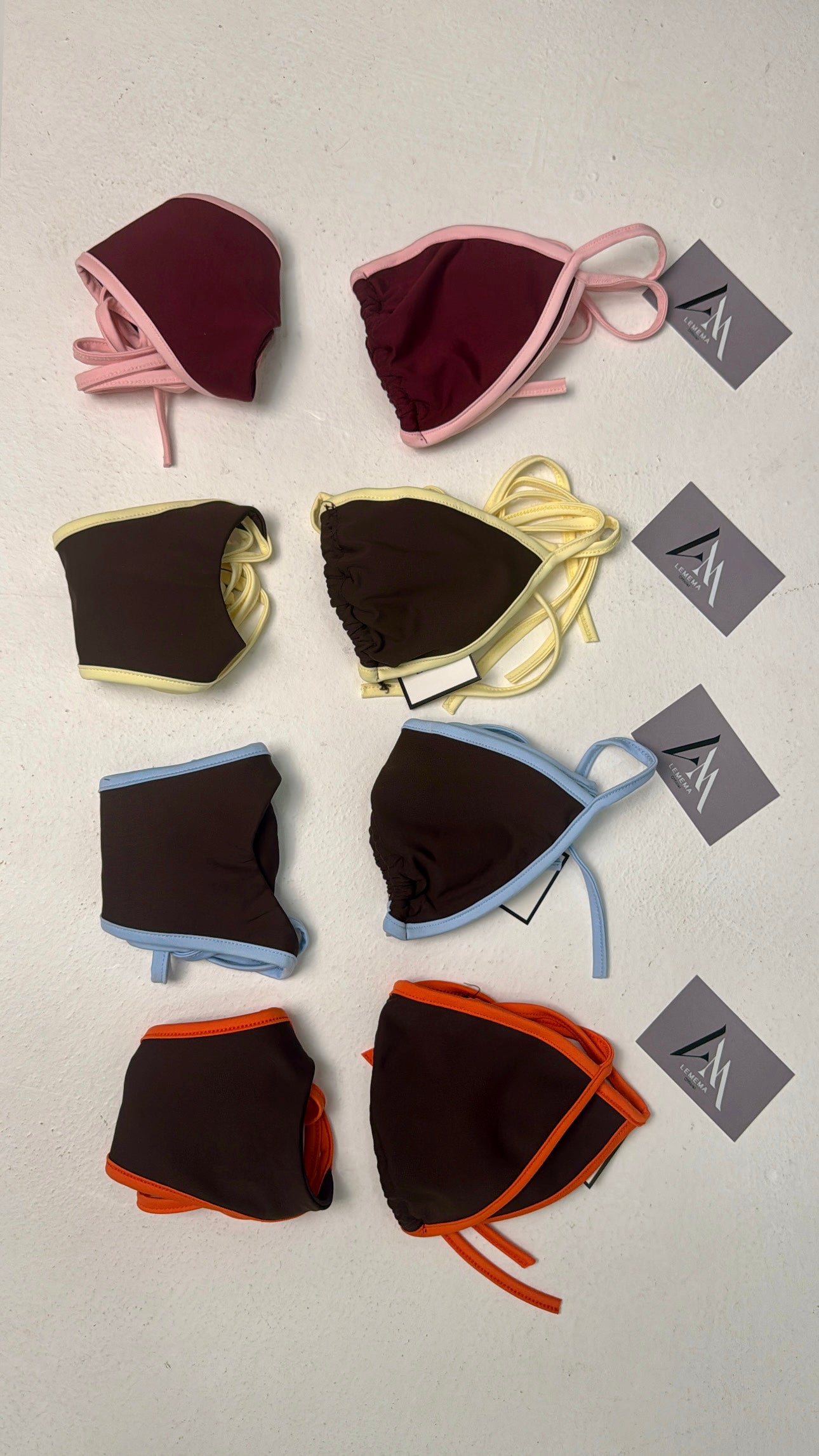 Bikini Season (marrone e arancio)