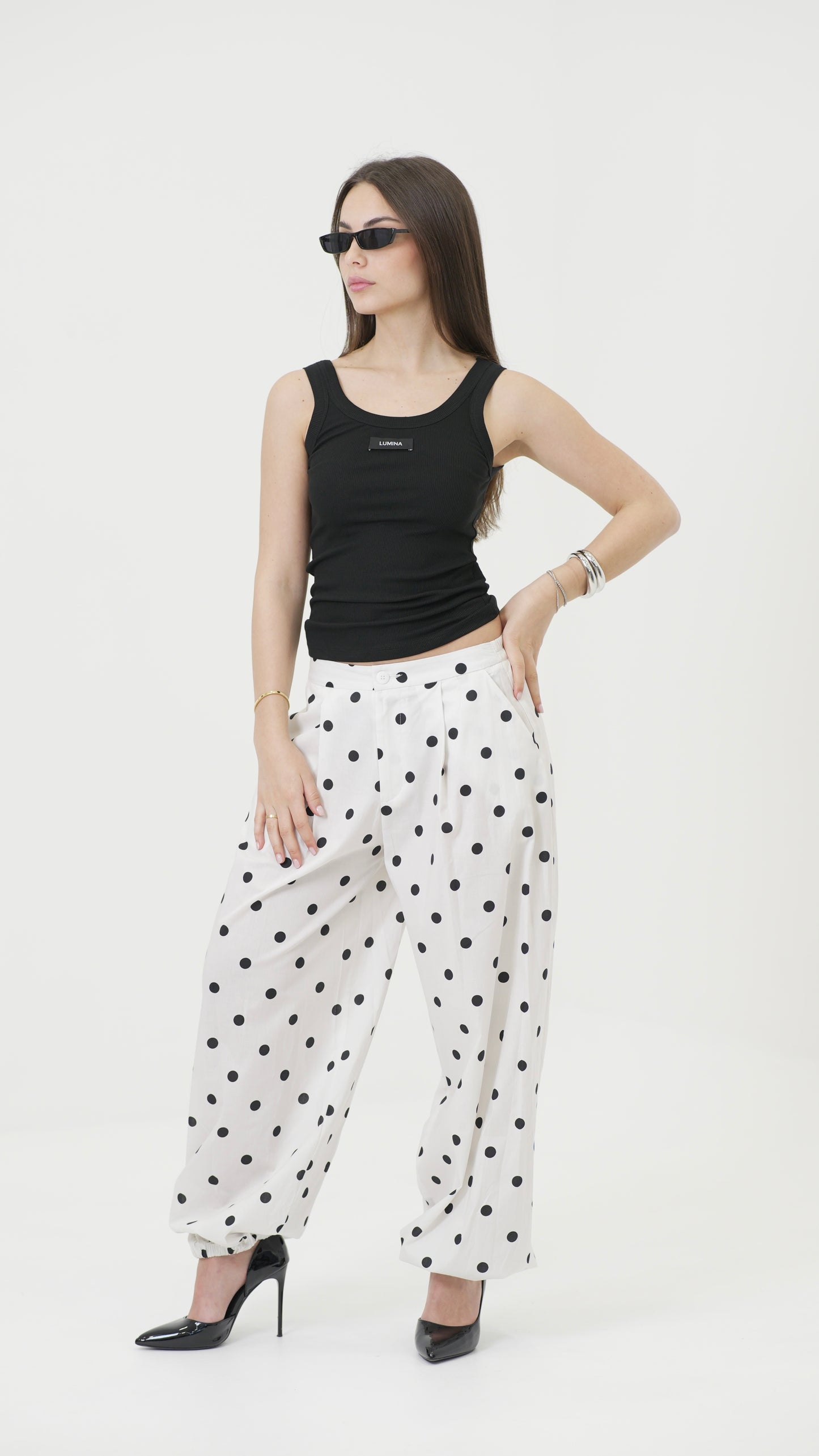 Pantaloni Pois (lumina)