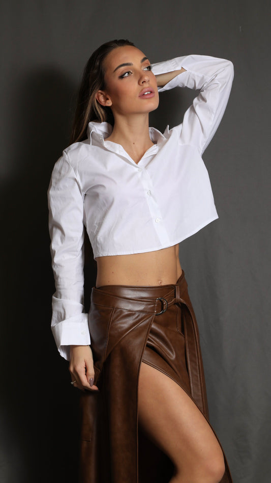 Camicia Crop-top