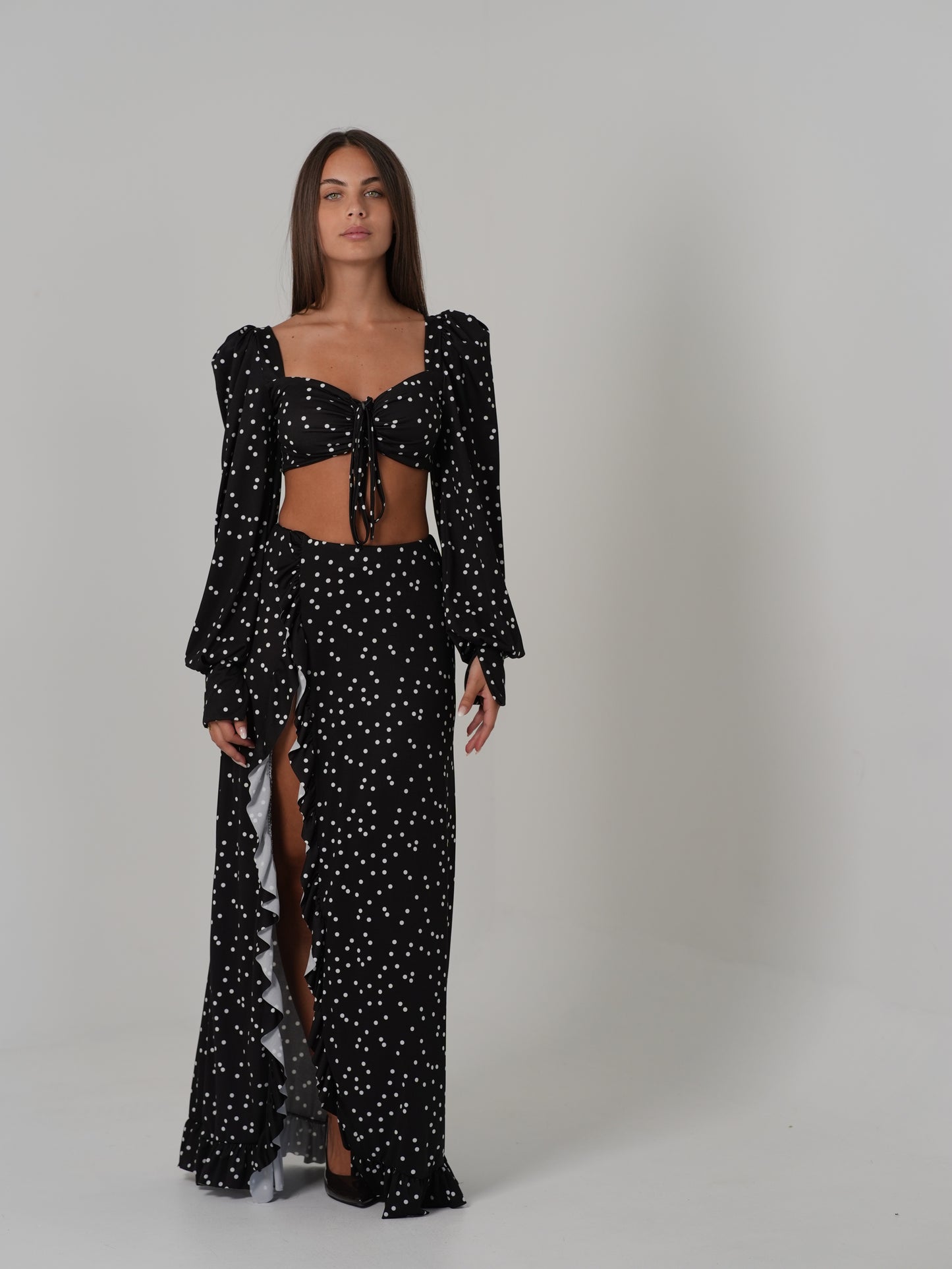 Coordinato Polly (gonna con spacco)