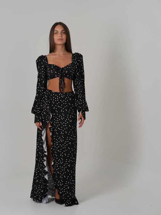 Coordinato Polly (gonna con spacco)