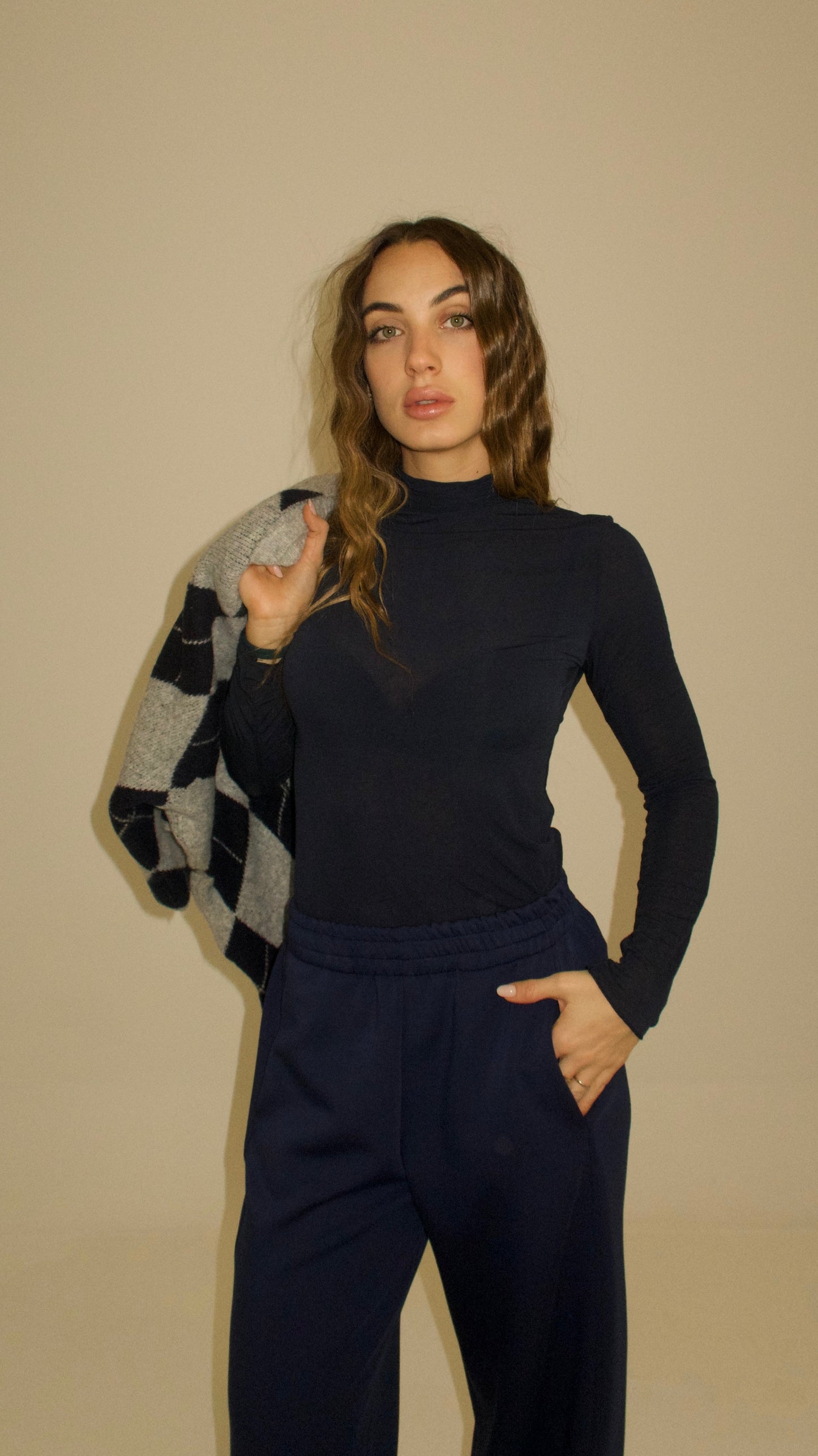 Maglia in Cashmere collo alto