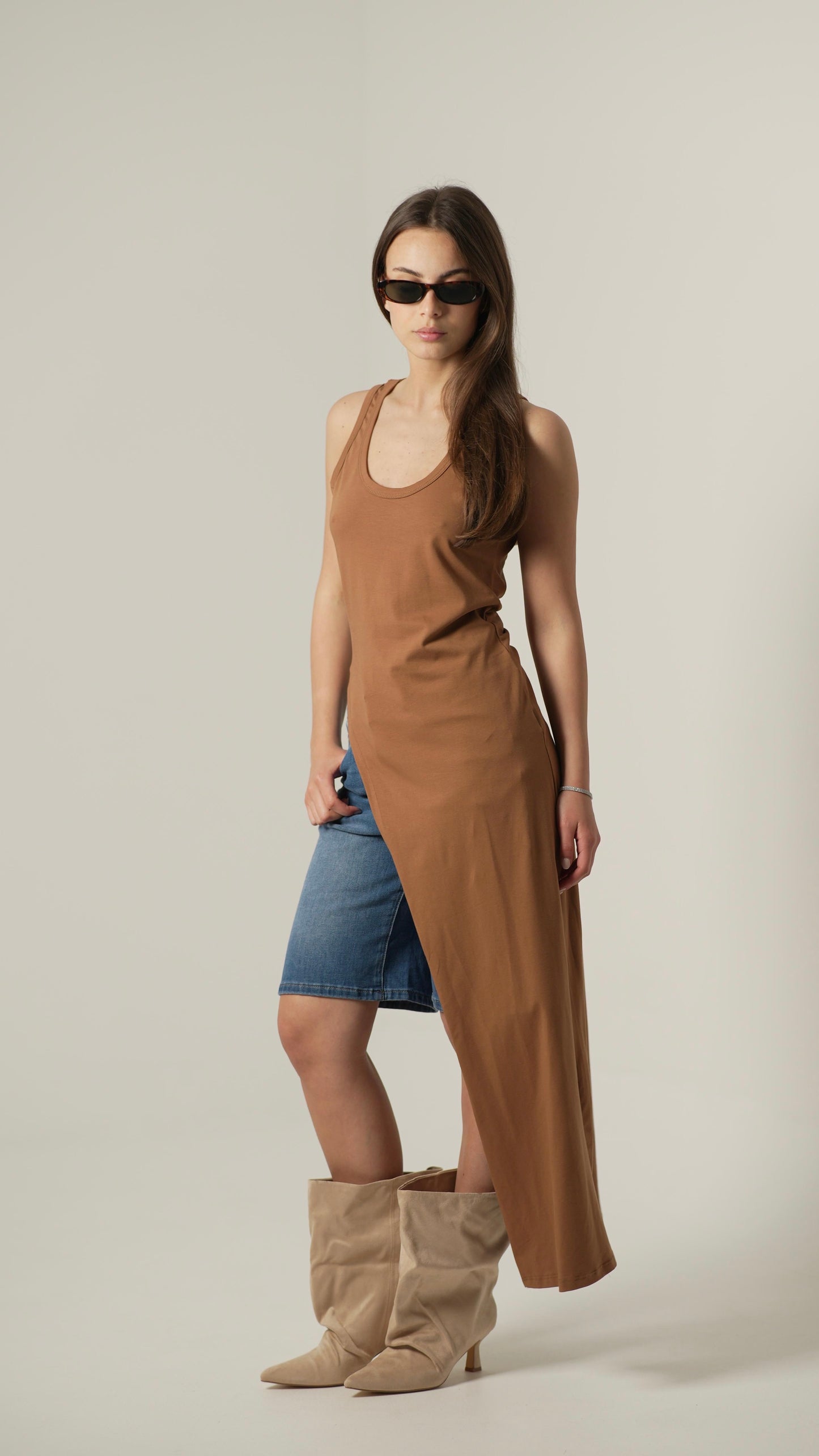 Maglia Long Lumina (marrone)