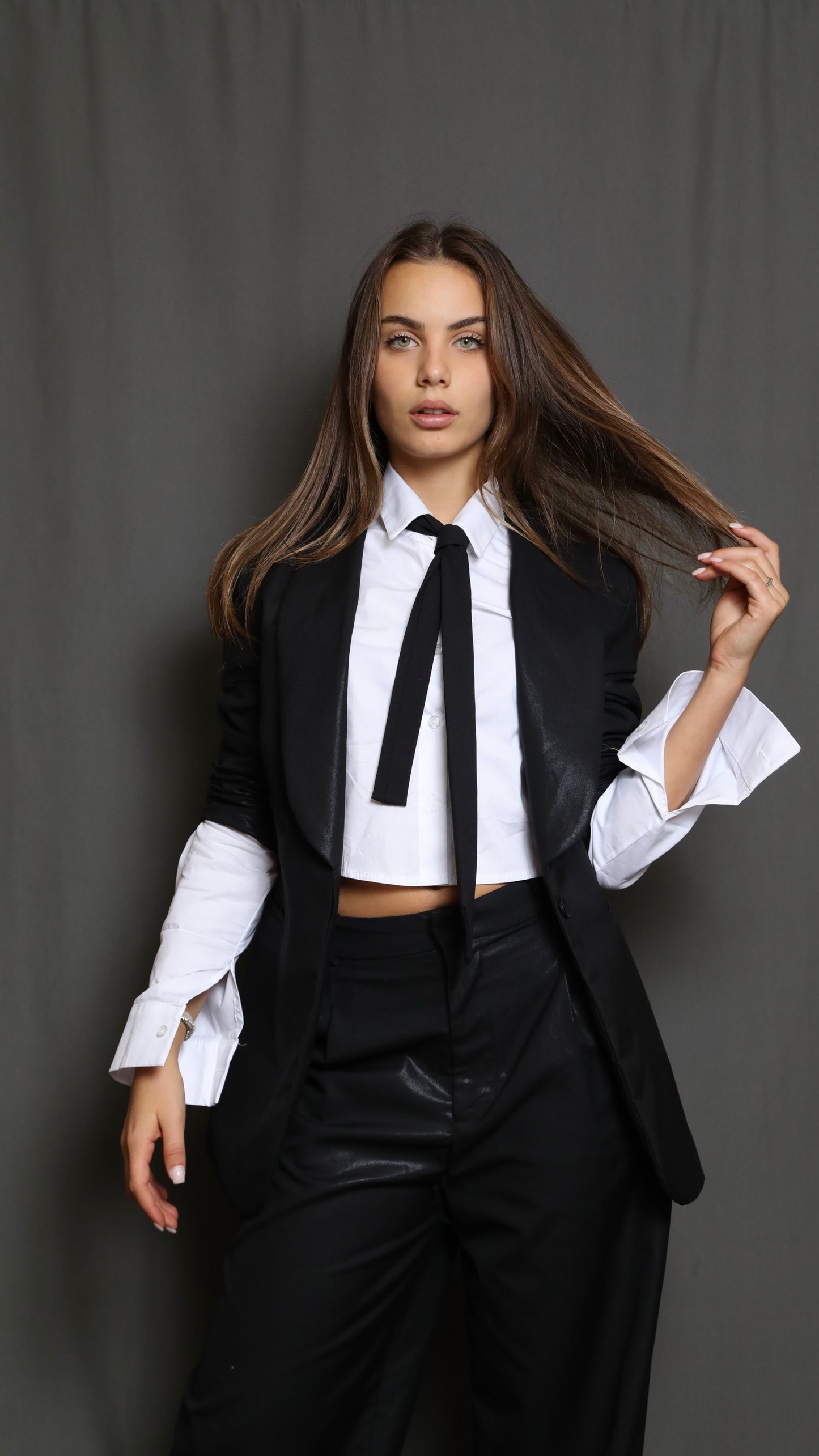 Camicia Crop-top Office