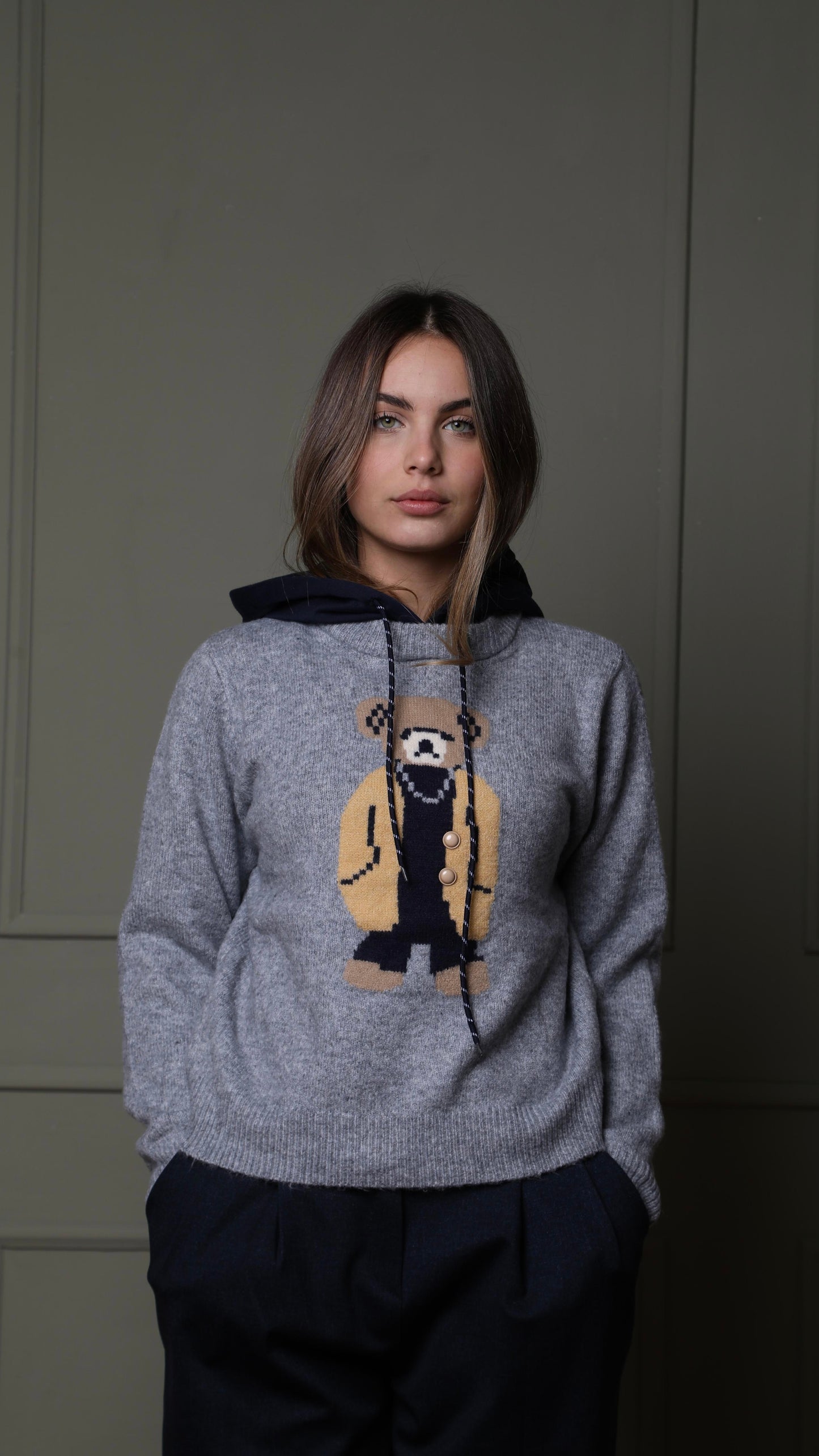 Felpa Hoodie Teddy