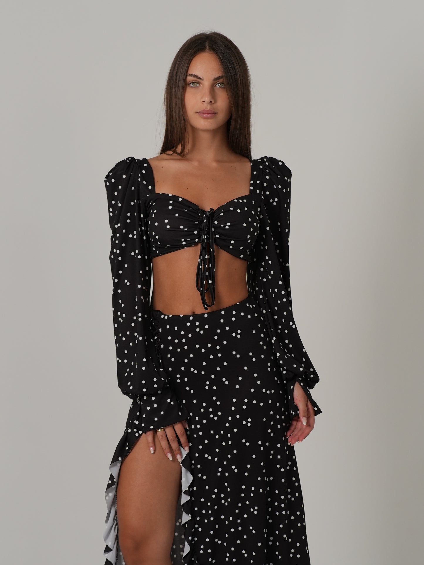 Coordinato Polly (gonna con spacco)