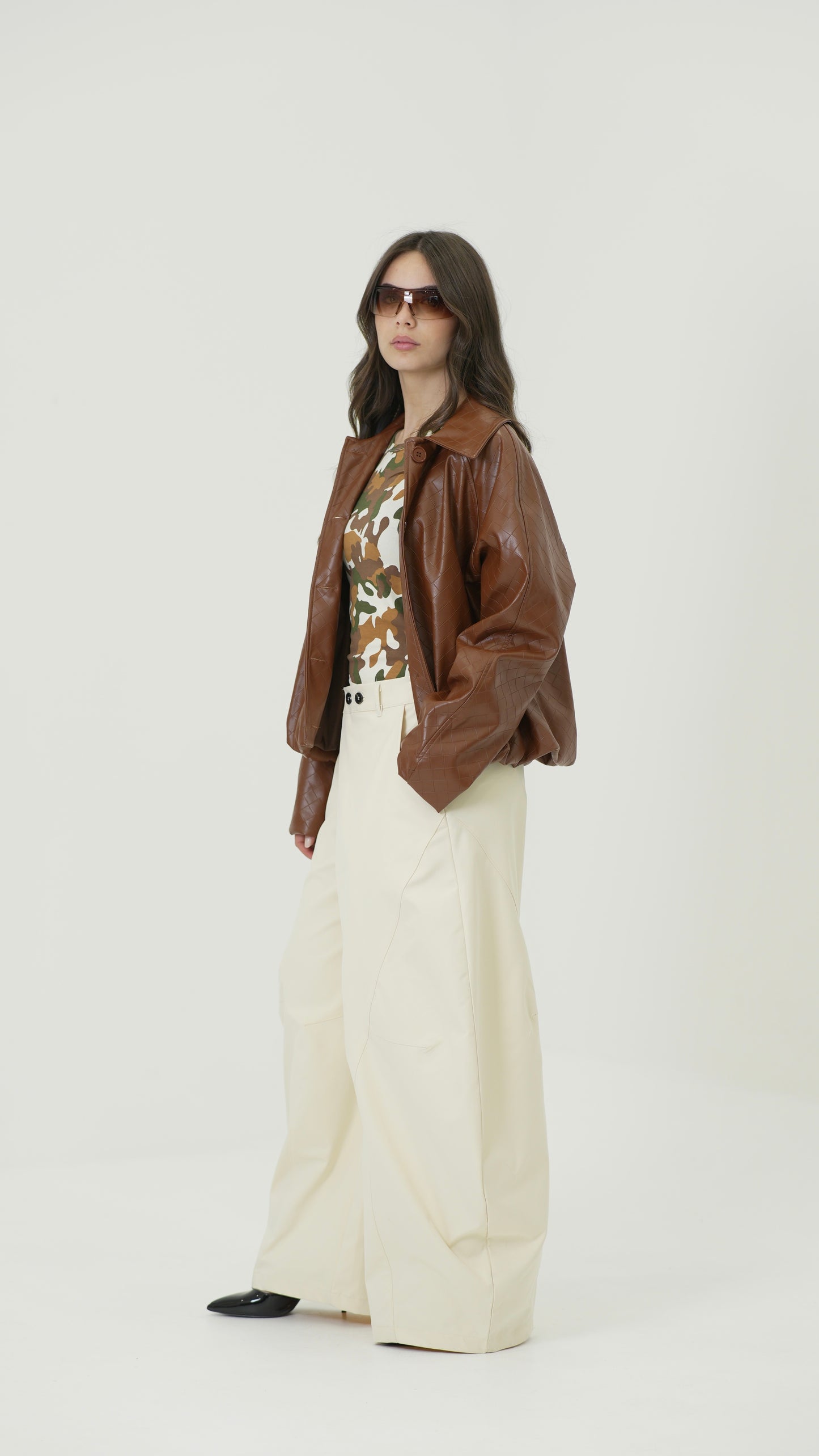 Bomber bottega (marrone)
