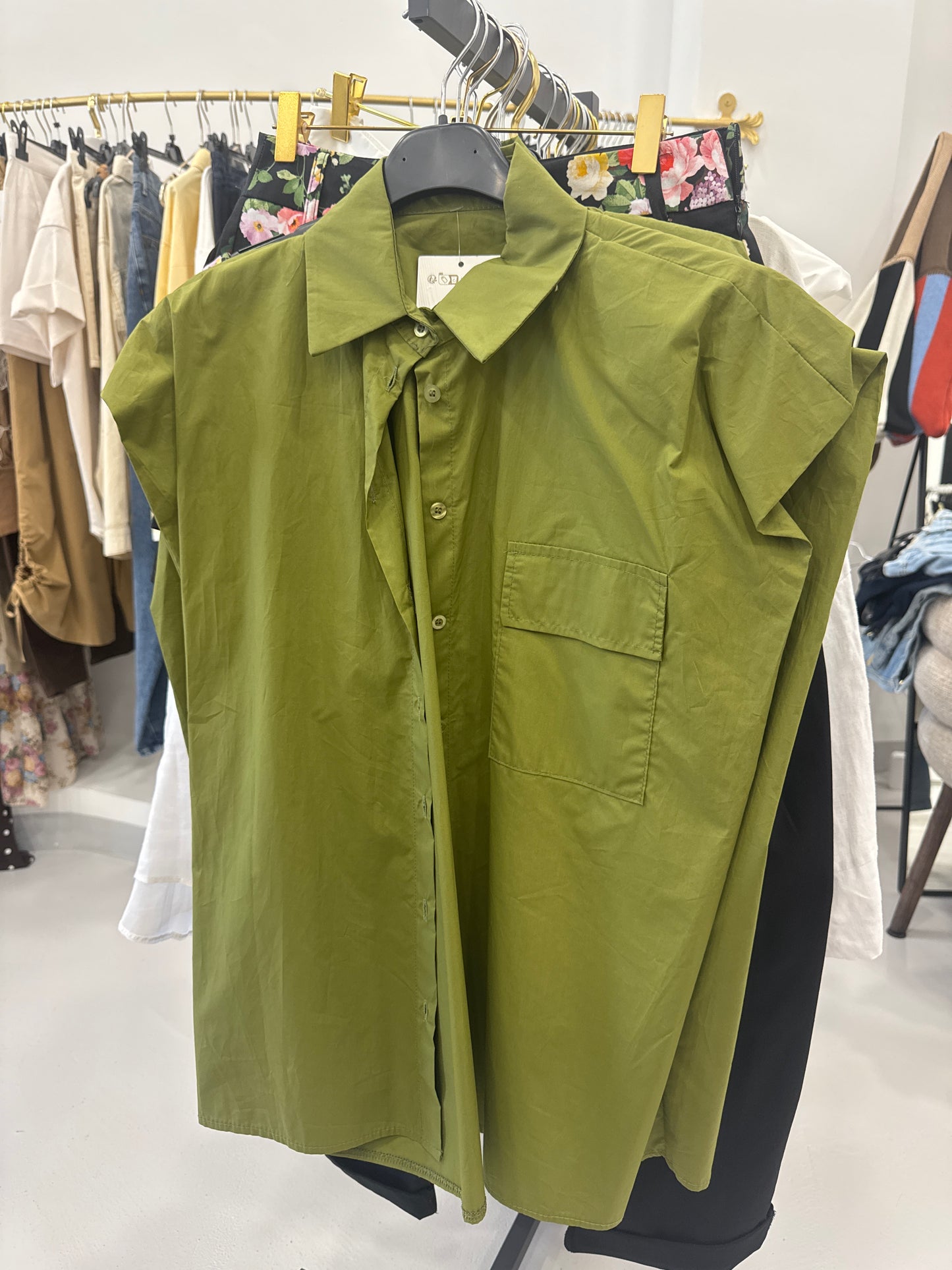 Camicia Over (con spalline)