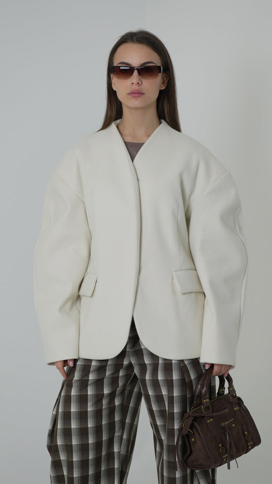 Blazer Ballon (bianca)