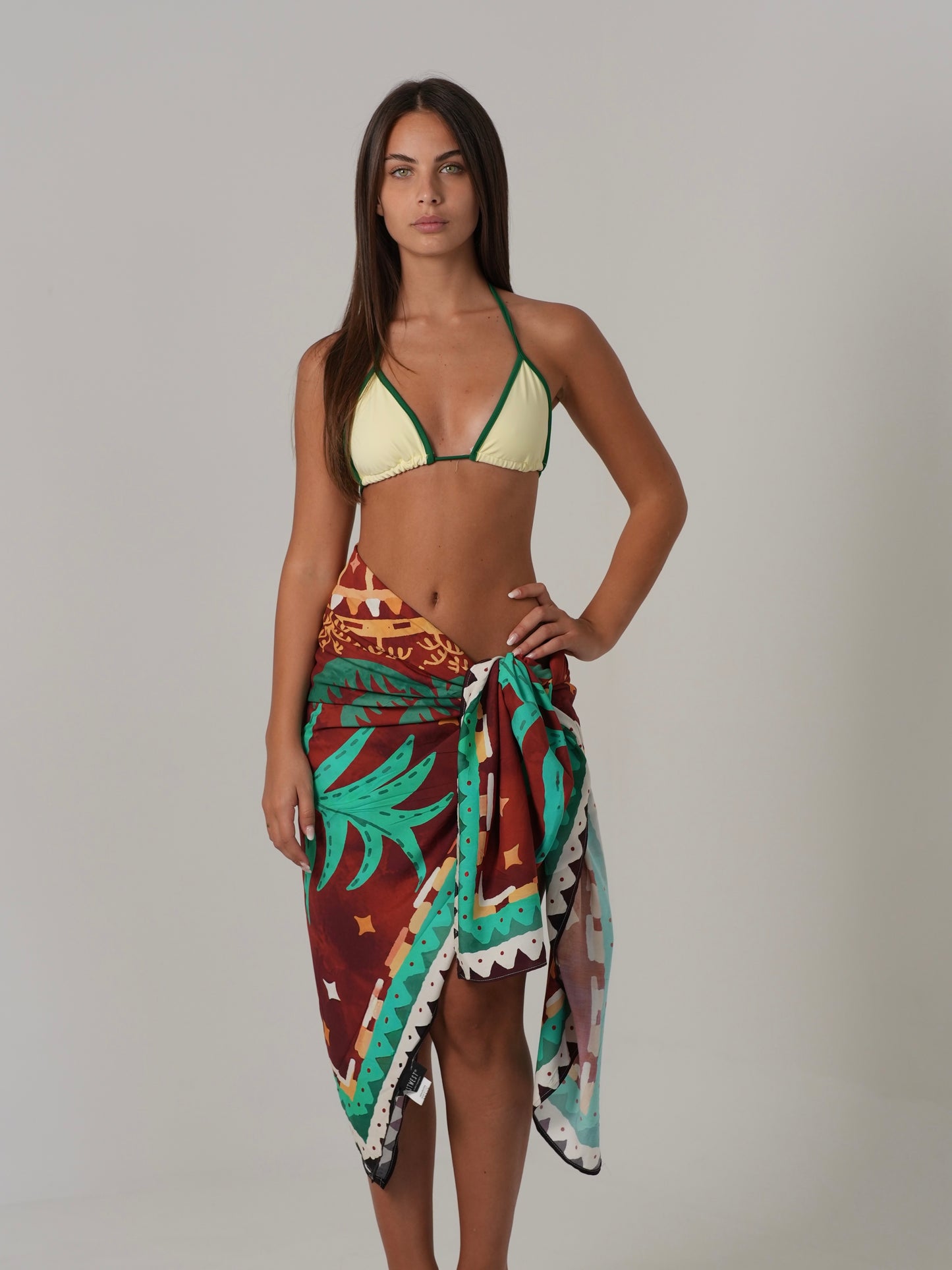 Bikini Season (marrone e bianco)