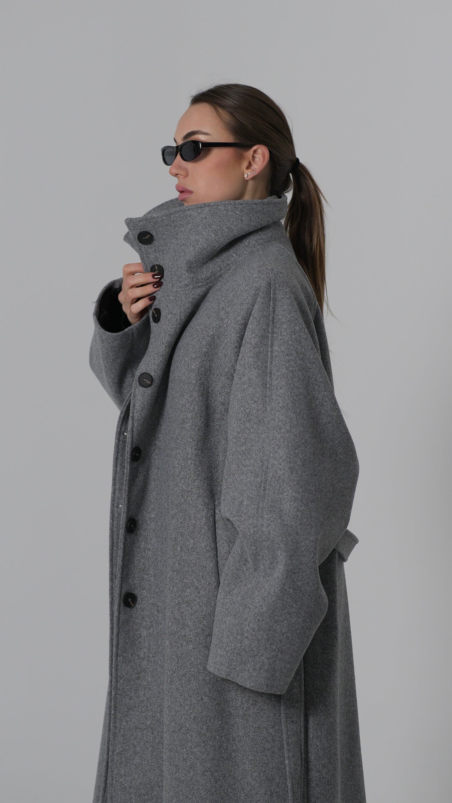 Cappotto Kourtney (grigio)