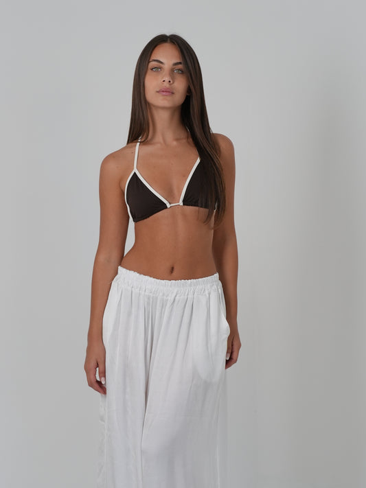 Bikini Season (marrone e bianco)