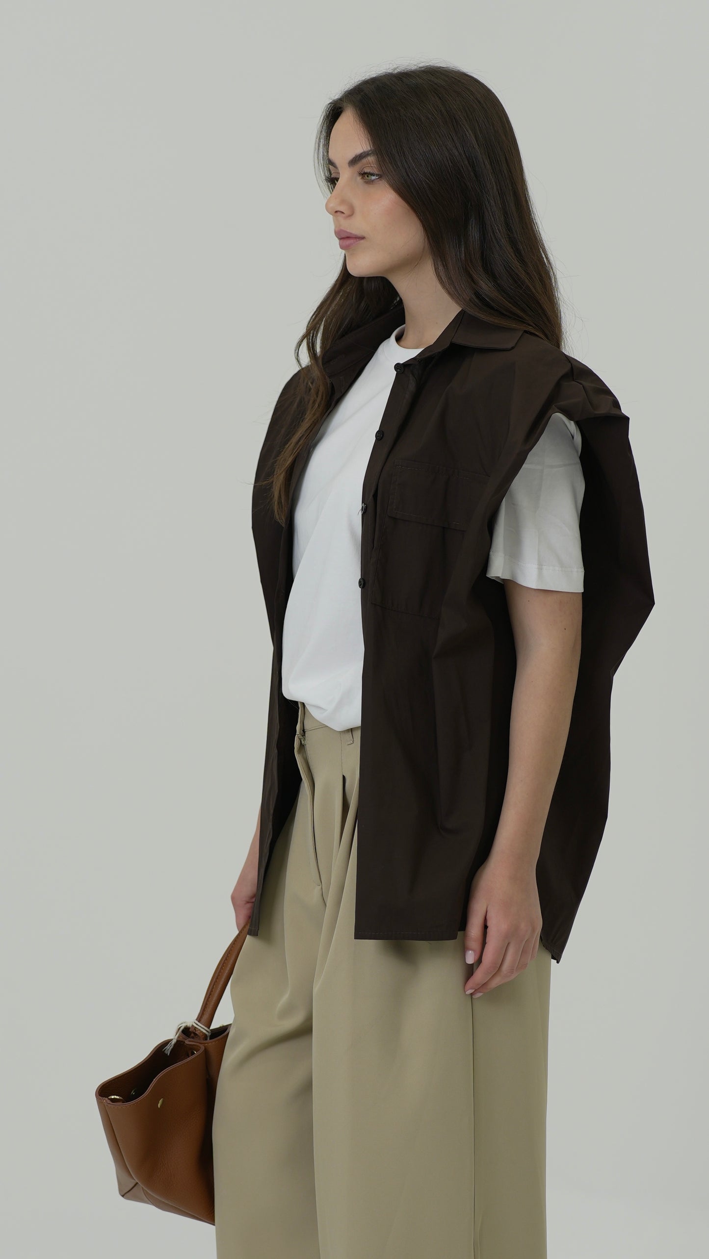 Camicia Over (con spalline)