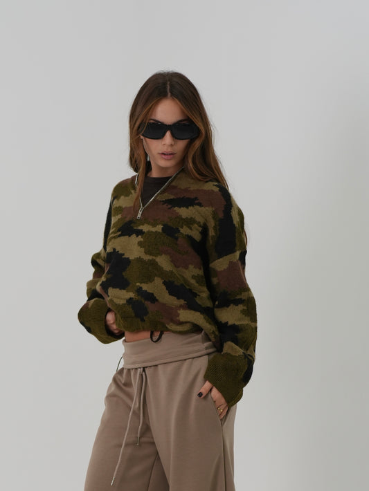 Maglione Camouflage