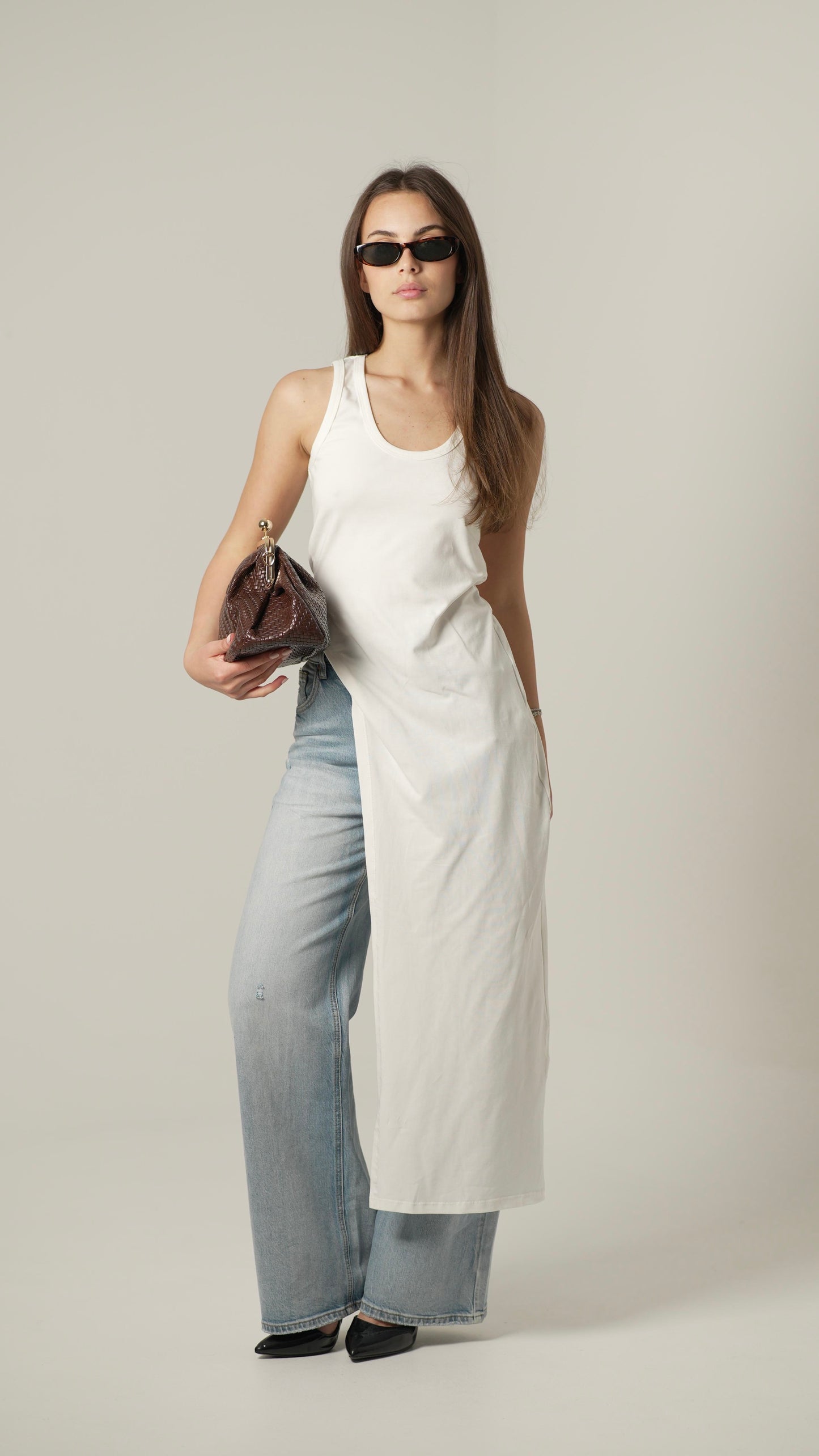 Maglia Long Lumina (marrone)