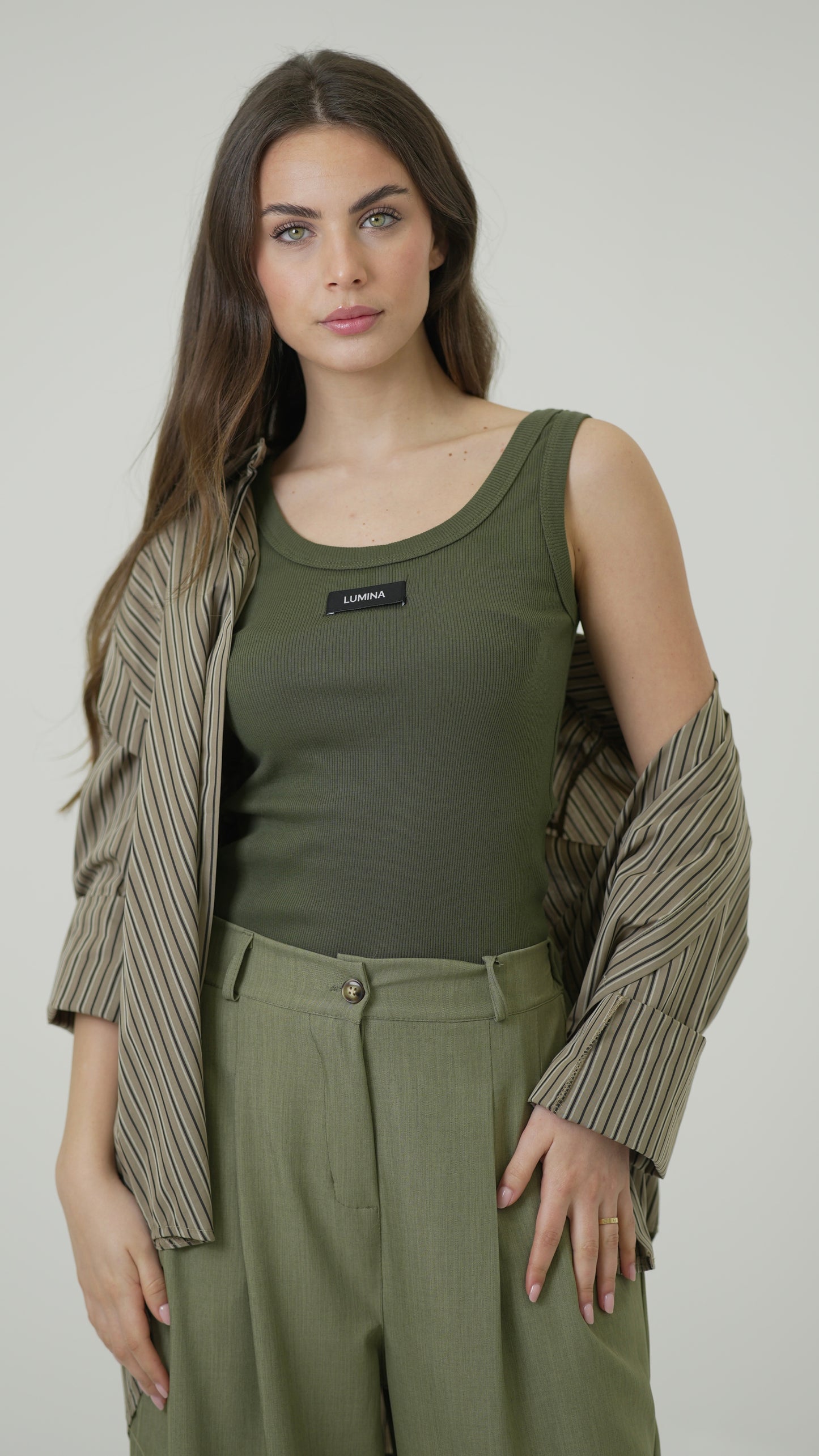 Pantalone Gaia (verde militare)