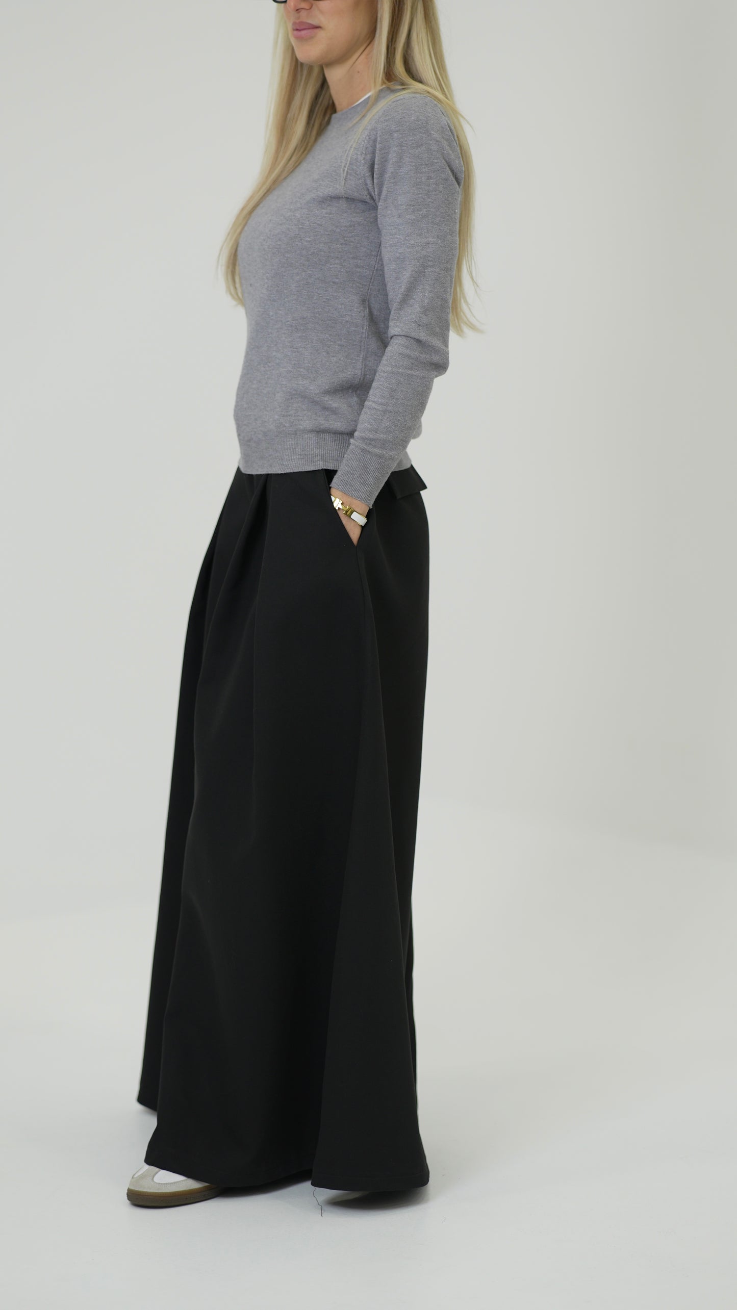 Maglia in lana rasata