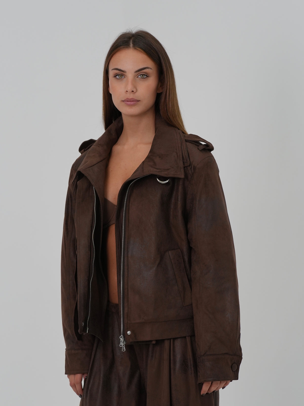 Bomber Suede