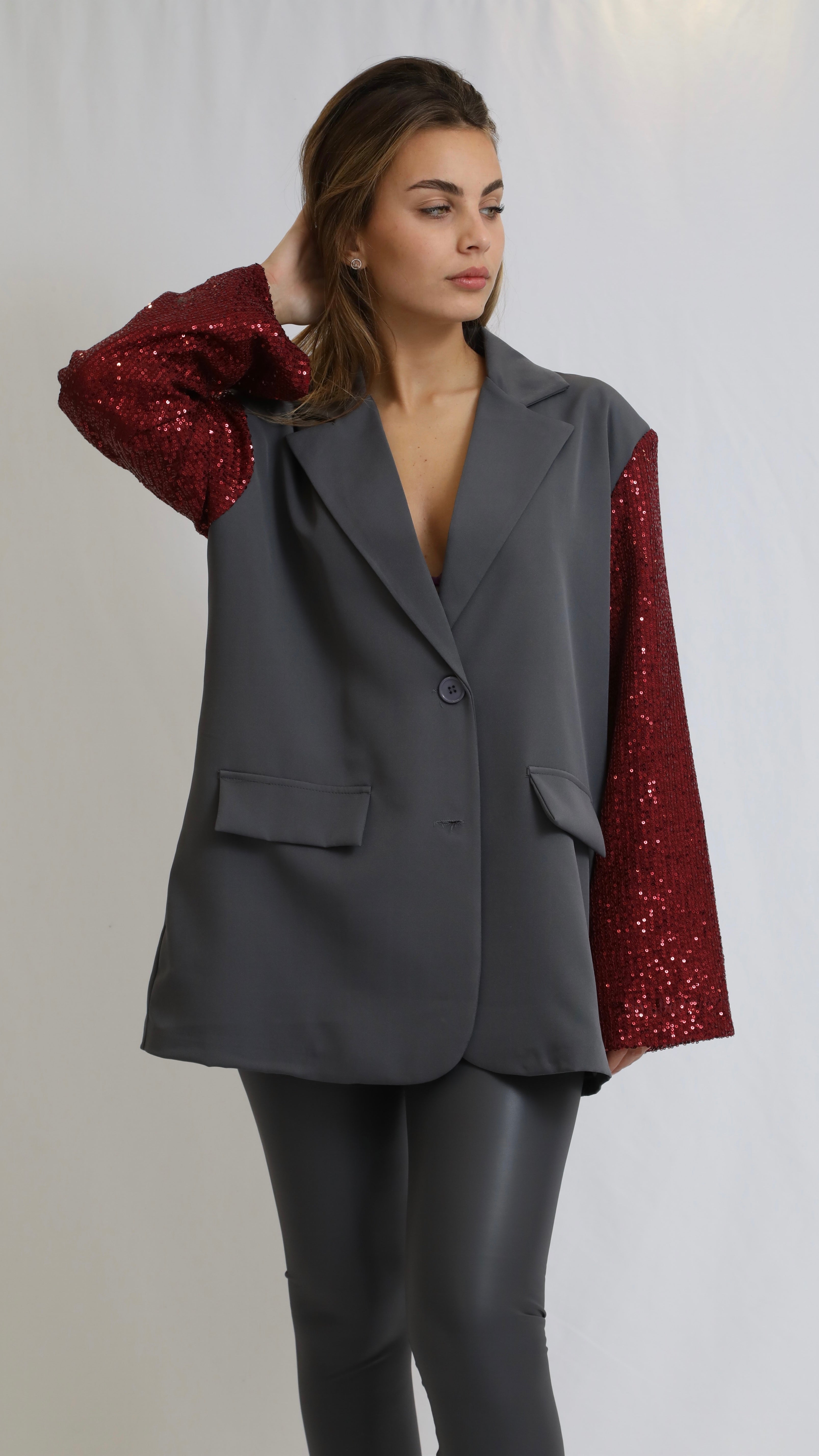 Abito fashion blazer paillettes