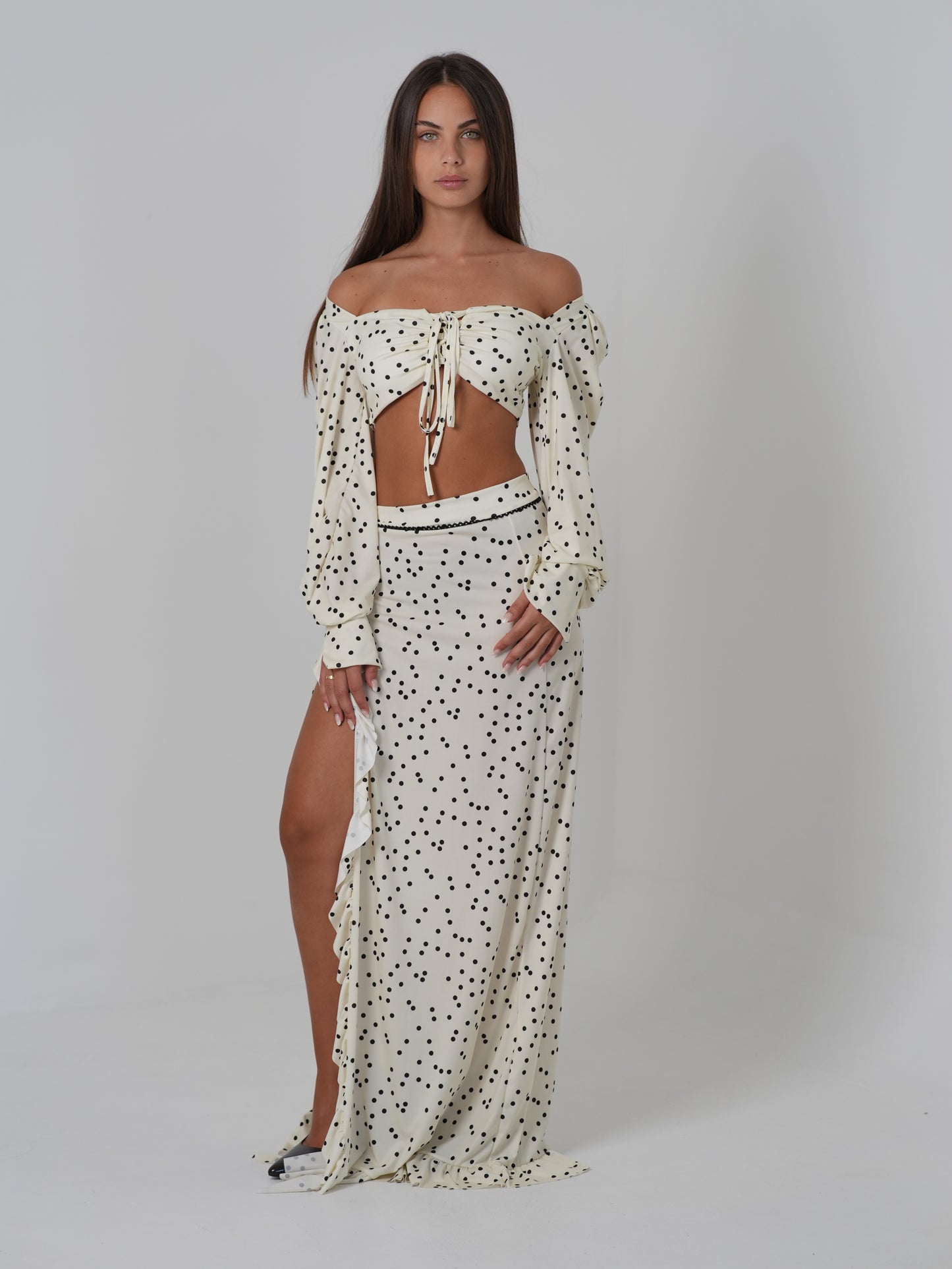 Coordinato Polly (gonna con spacco)