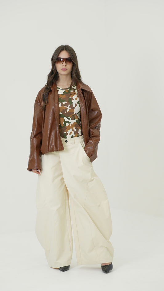 Bomber bottega (marrone)