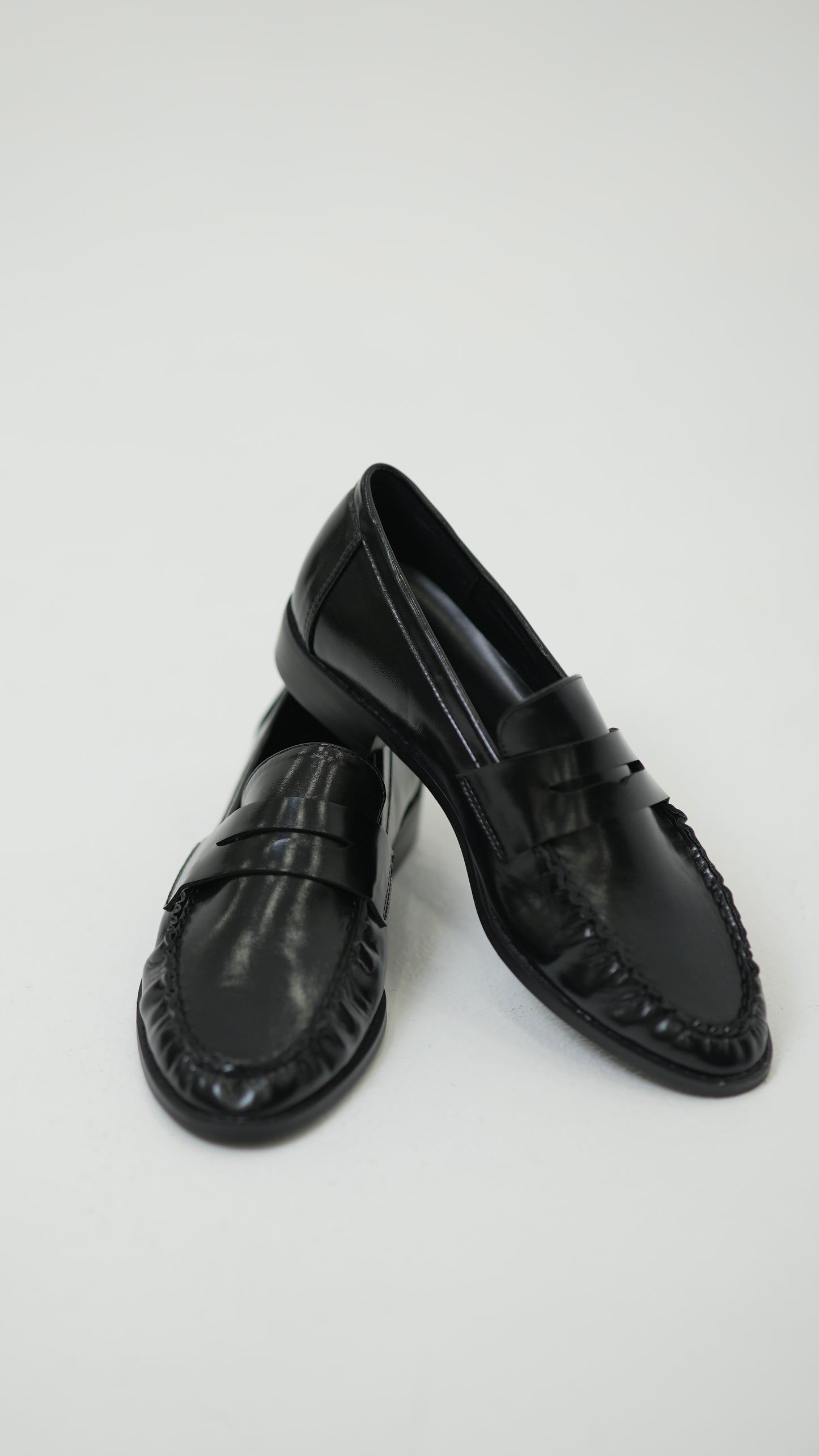 Mocassino in pelle (nero)