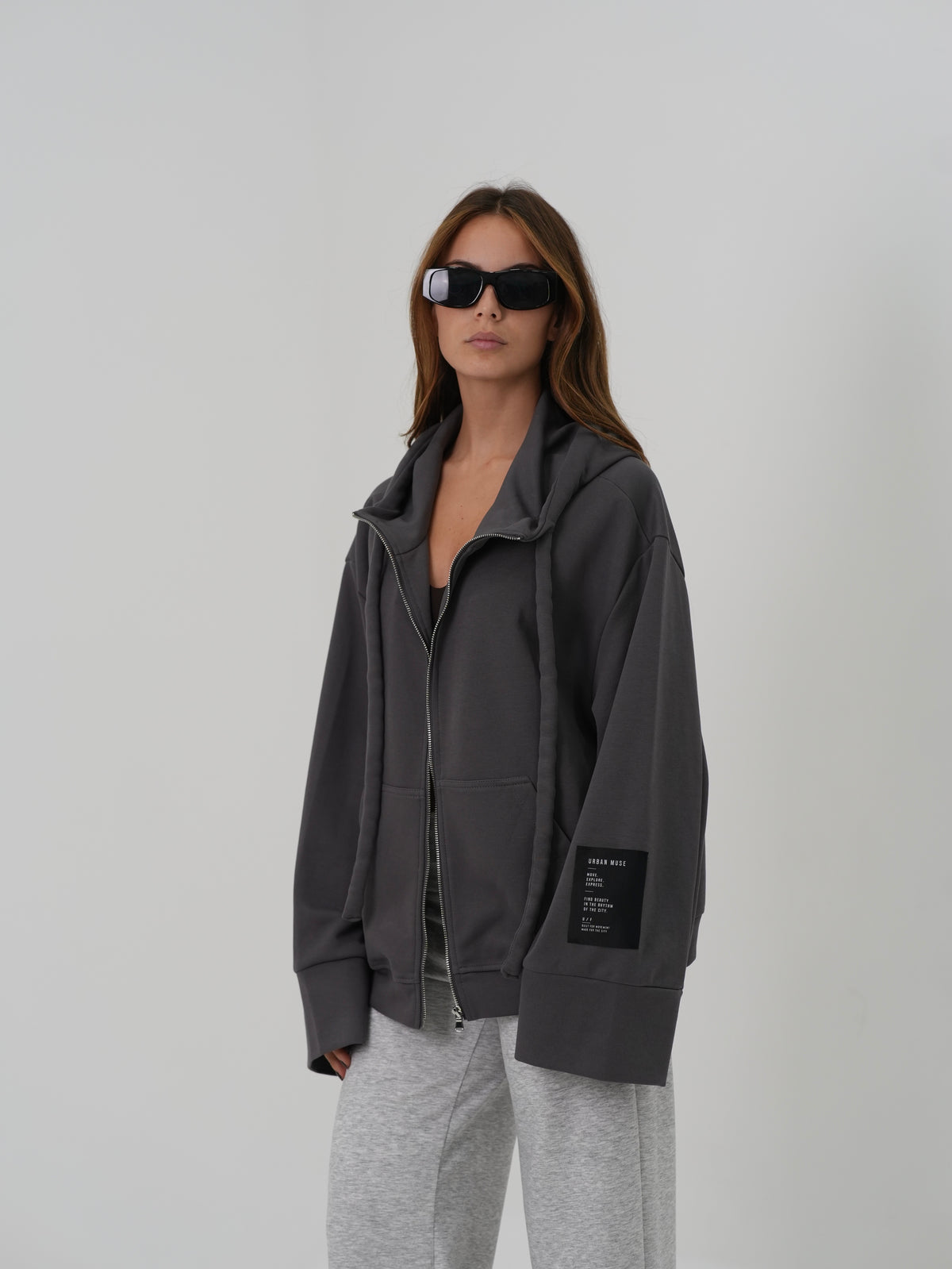 Felpa Urban zip