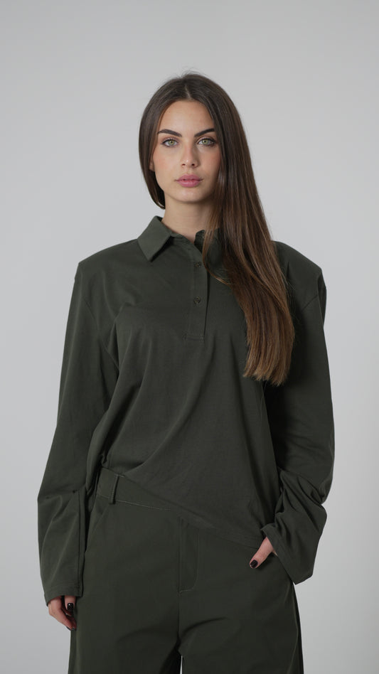 Polo con spalline Emma