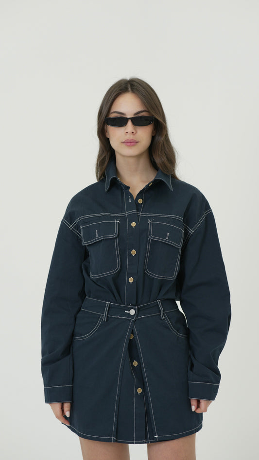 Coordinato Ambra (blu)