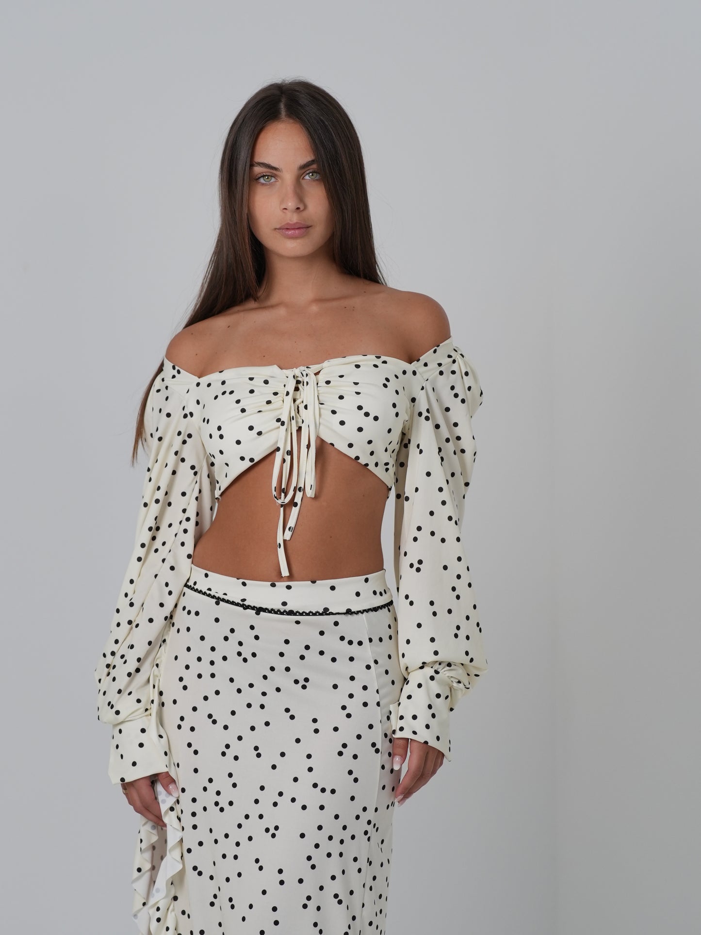 Coordinato Polly (gonna con spacco)